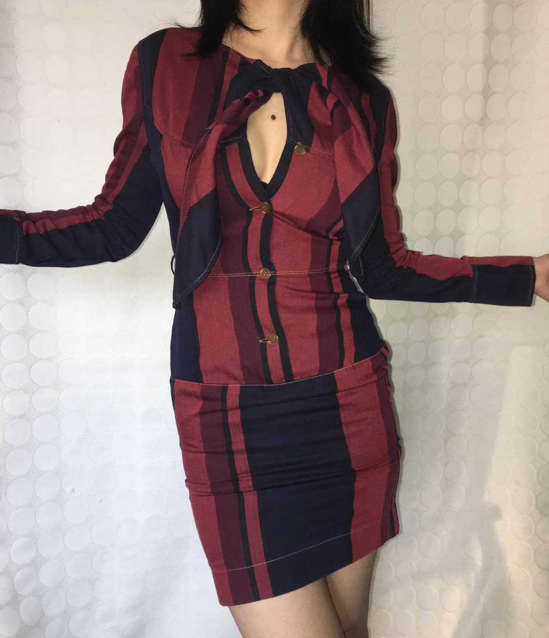 vivienne westwood 스트라이프 원피스 상품이미지1