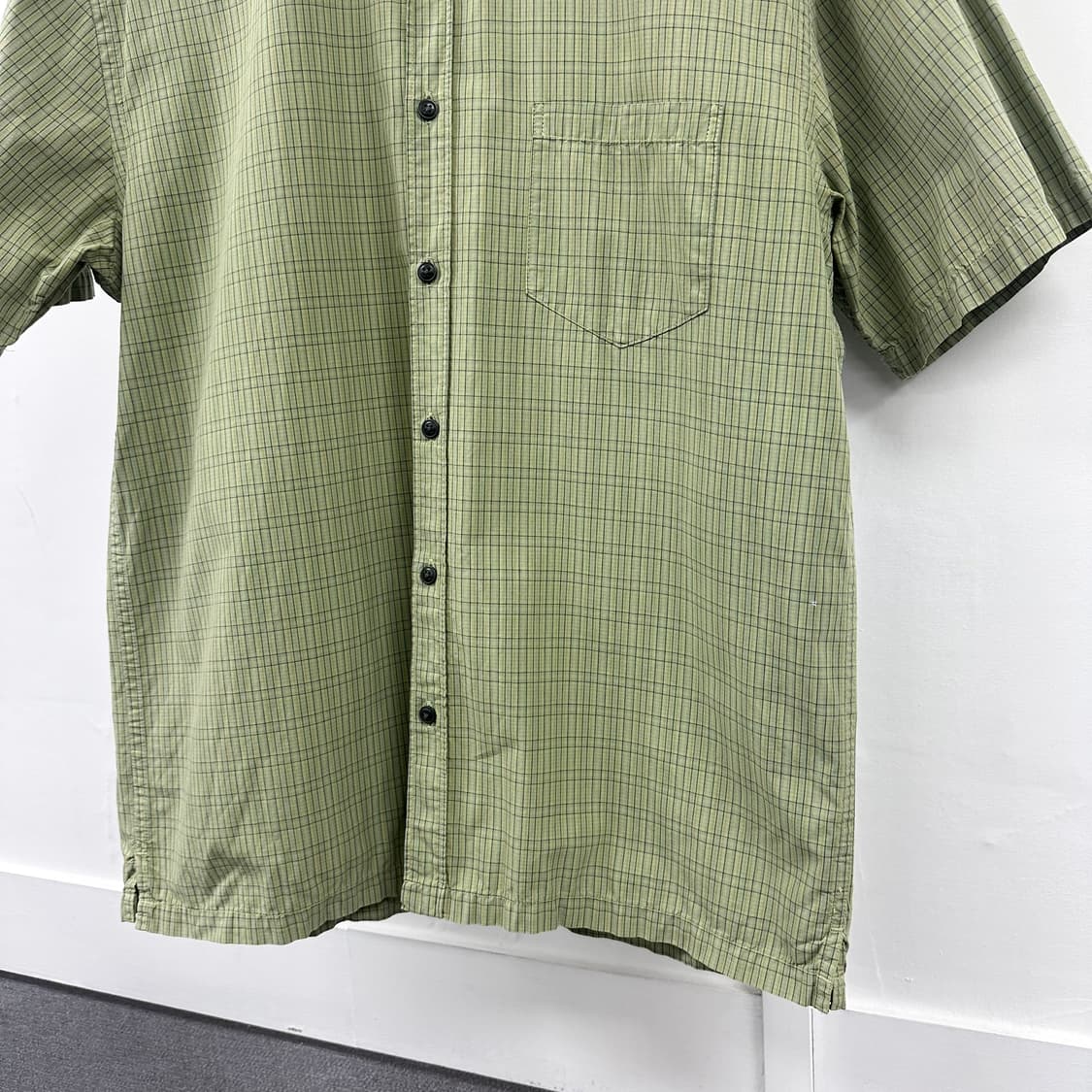 갭 GAP 루즈핏 체크 포켓 셔츠 남방 (M) 105 상품이미지3