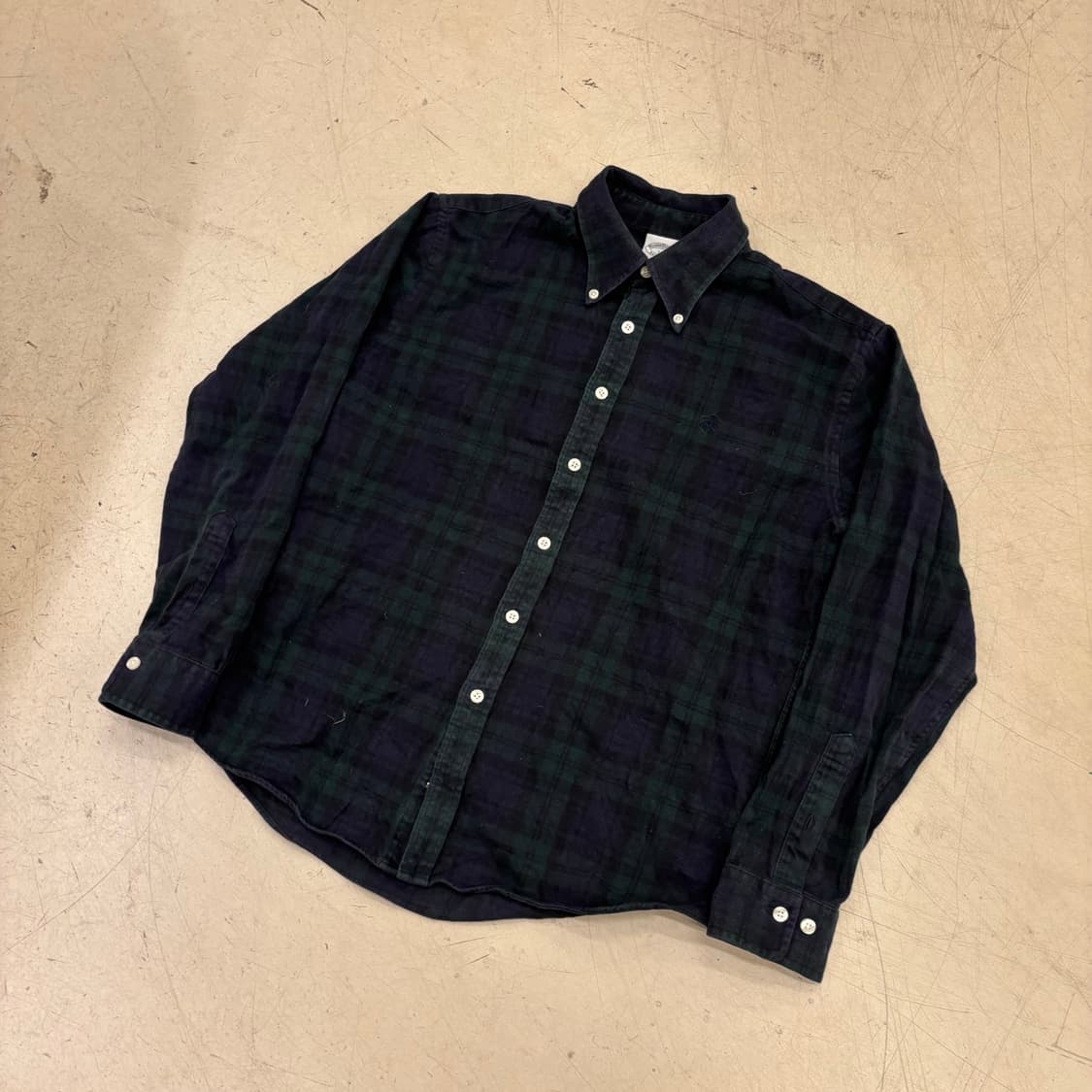 브룩스브라더스 타탄체크 스몰로고 셔츠 상품이미지1