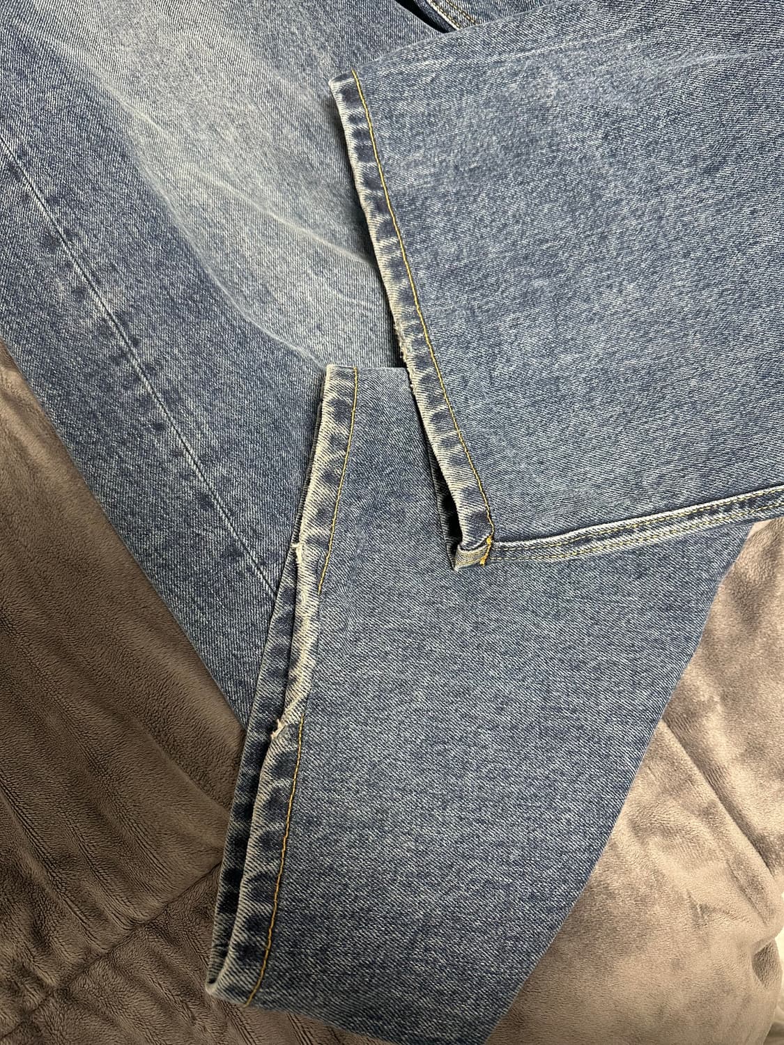 [2] 해칭룸 와이드 커브진 블루  상품이미지3