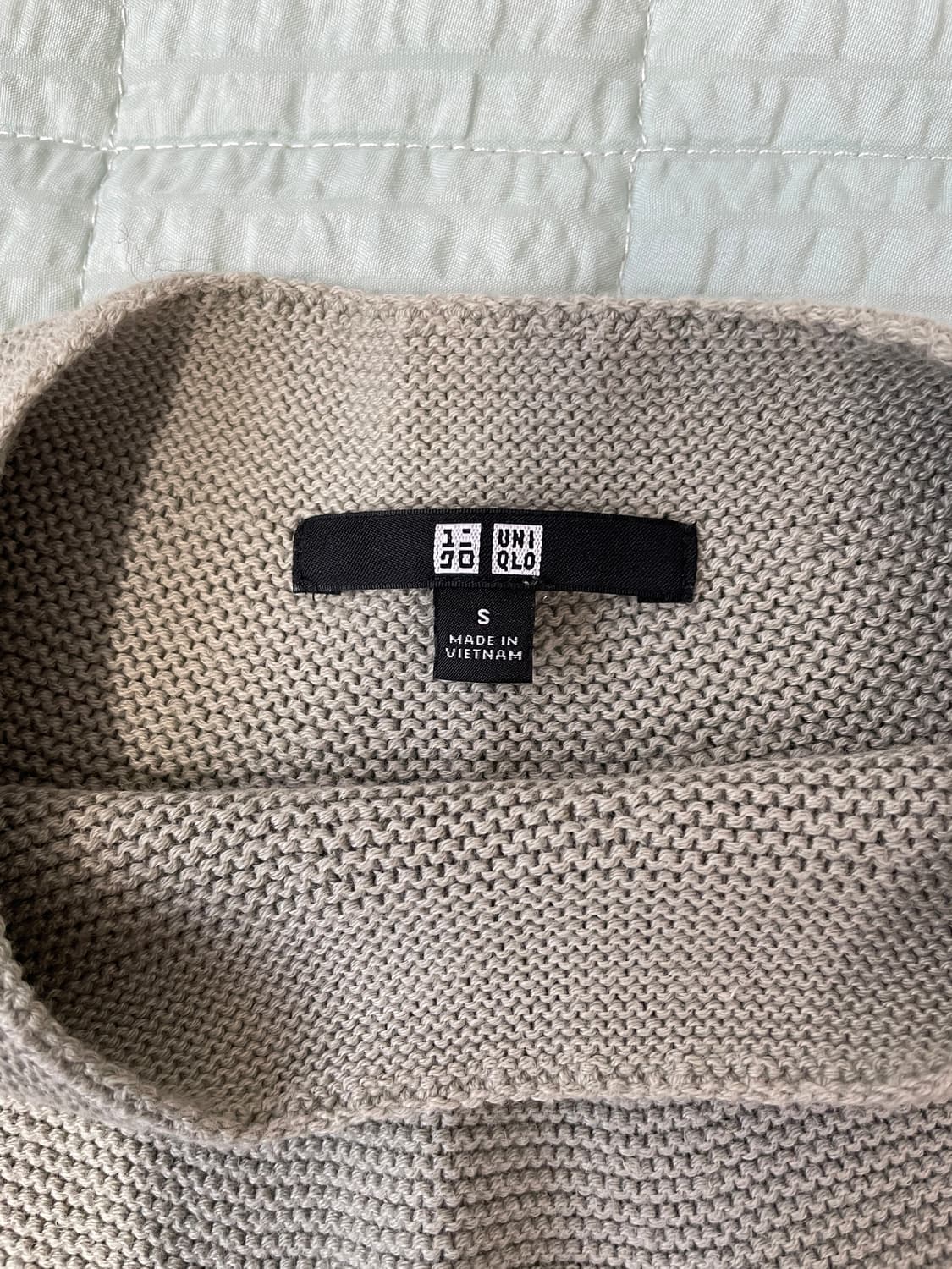 유니클로 워셔블3D니트크루넥스웨터 상품이미지3