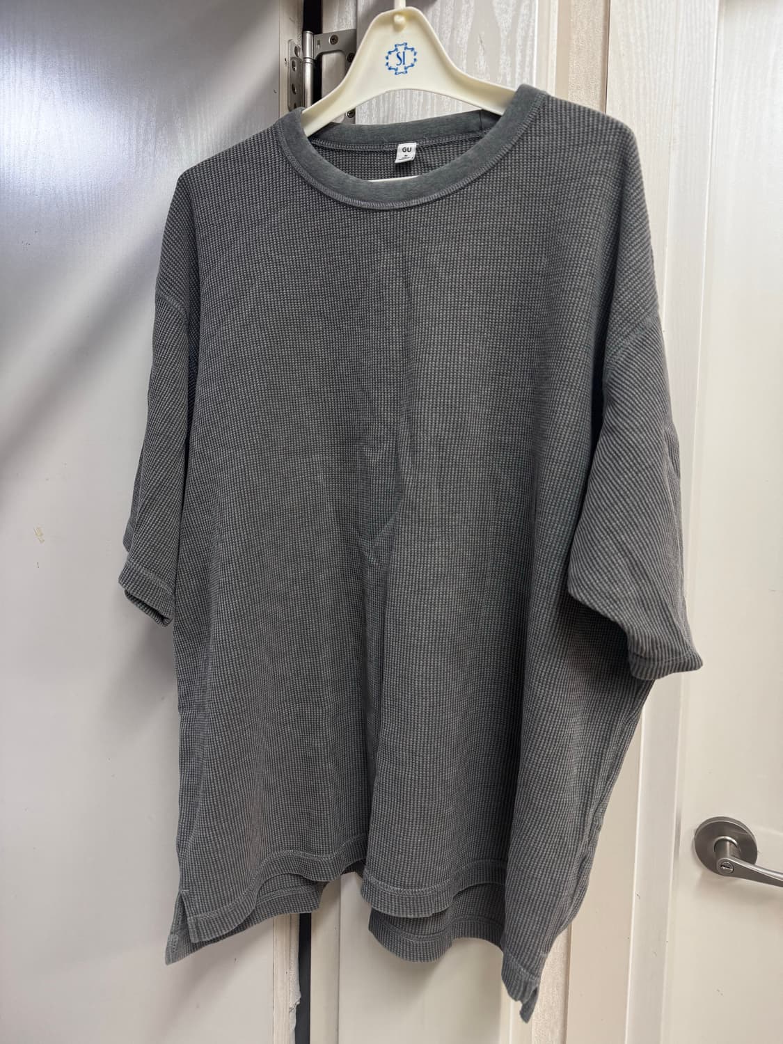 Gu 와플 반팔 티셔츠 그레이 상품이미지2