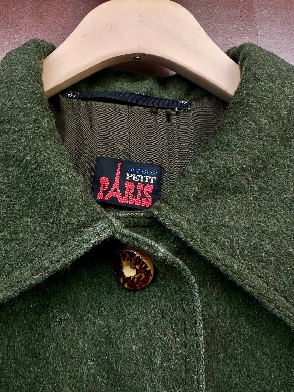 모스그린 티롤리안 롱 울코트 상품이미지5