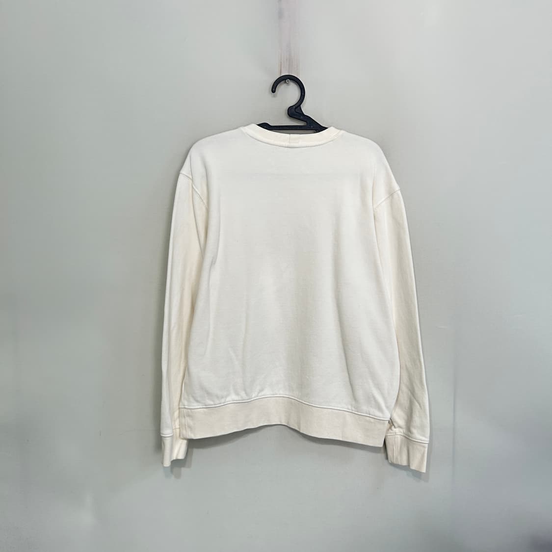 자라 남성 크림색 기모 맨투맨 L 상품이미지3