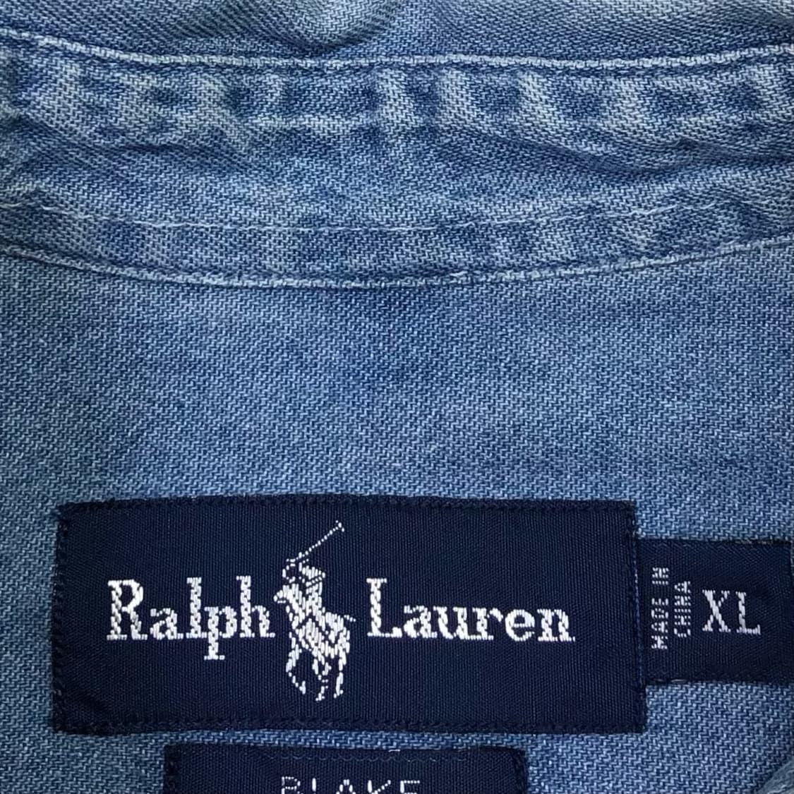 XL 폴로 데님 셔츠 상품이미지3