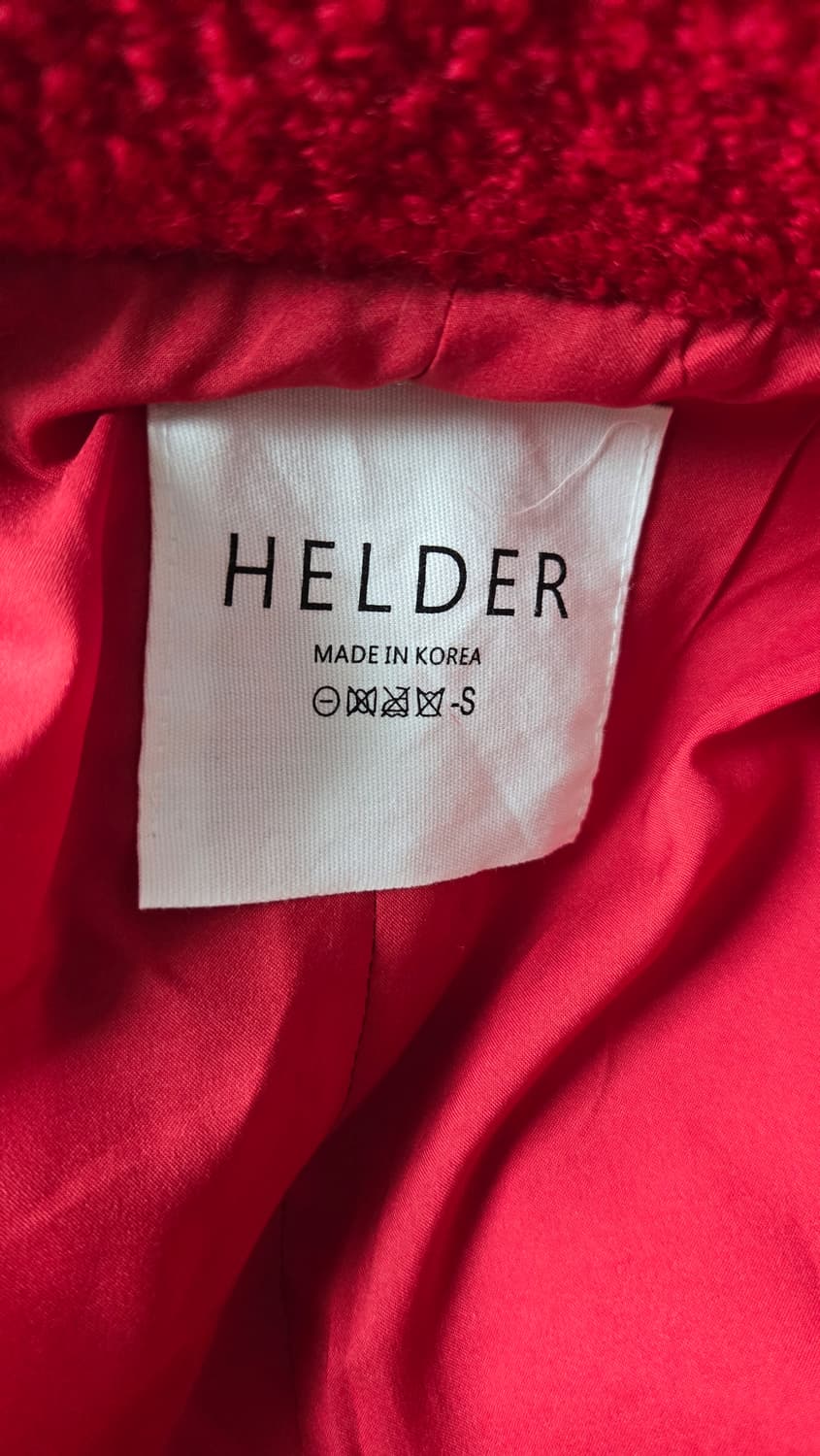 Helder 헬더 부클 레드 자켓 상품이미지5