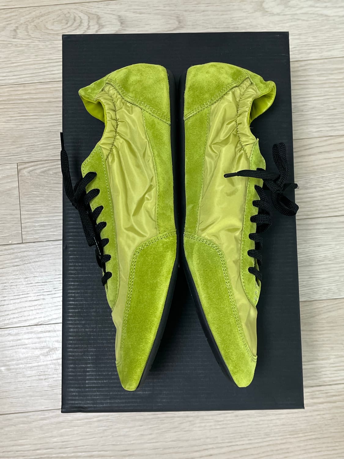 (새상품) 프라다 컬랩스 라임 그린 UK8 상품이미지3