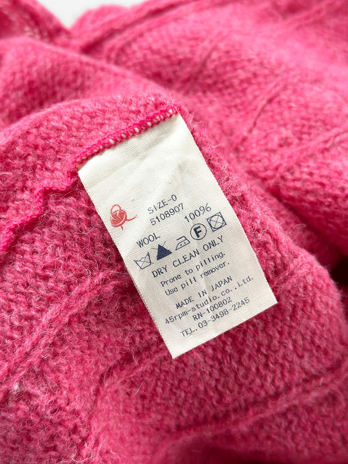 45rpm 울 케이블 니트 스웨터 상품이미지10