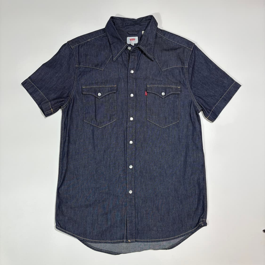 리바이스 데님 반팔 셔츠 상품이미지1