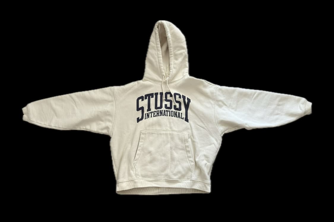 스투시 인터내셔널 릴렉스드 후드 아이보리 s 상품이미지2