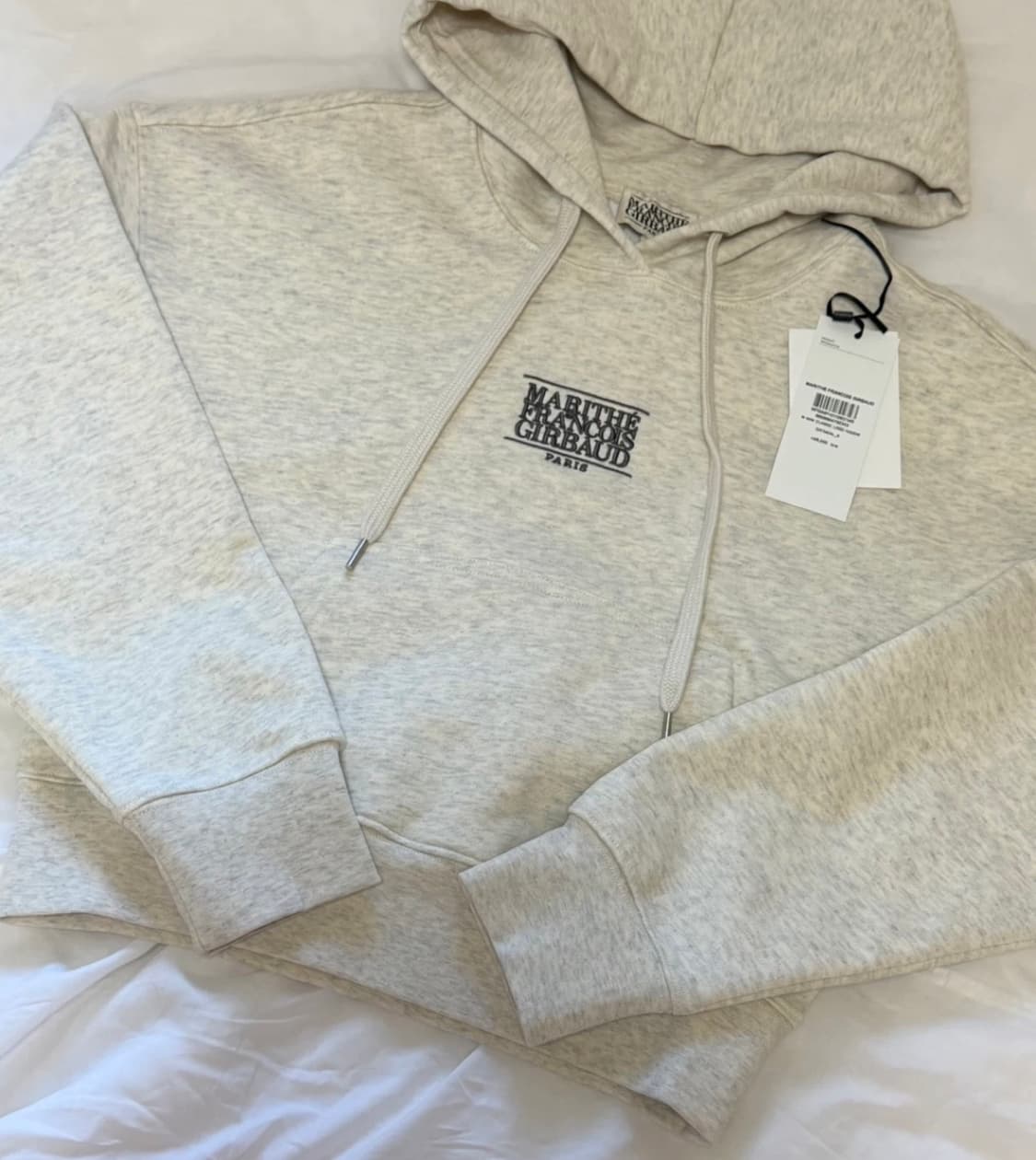 [새 상품] 마리떼 크롭 후드티 s 상품이미지3