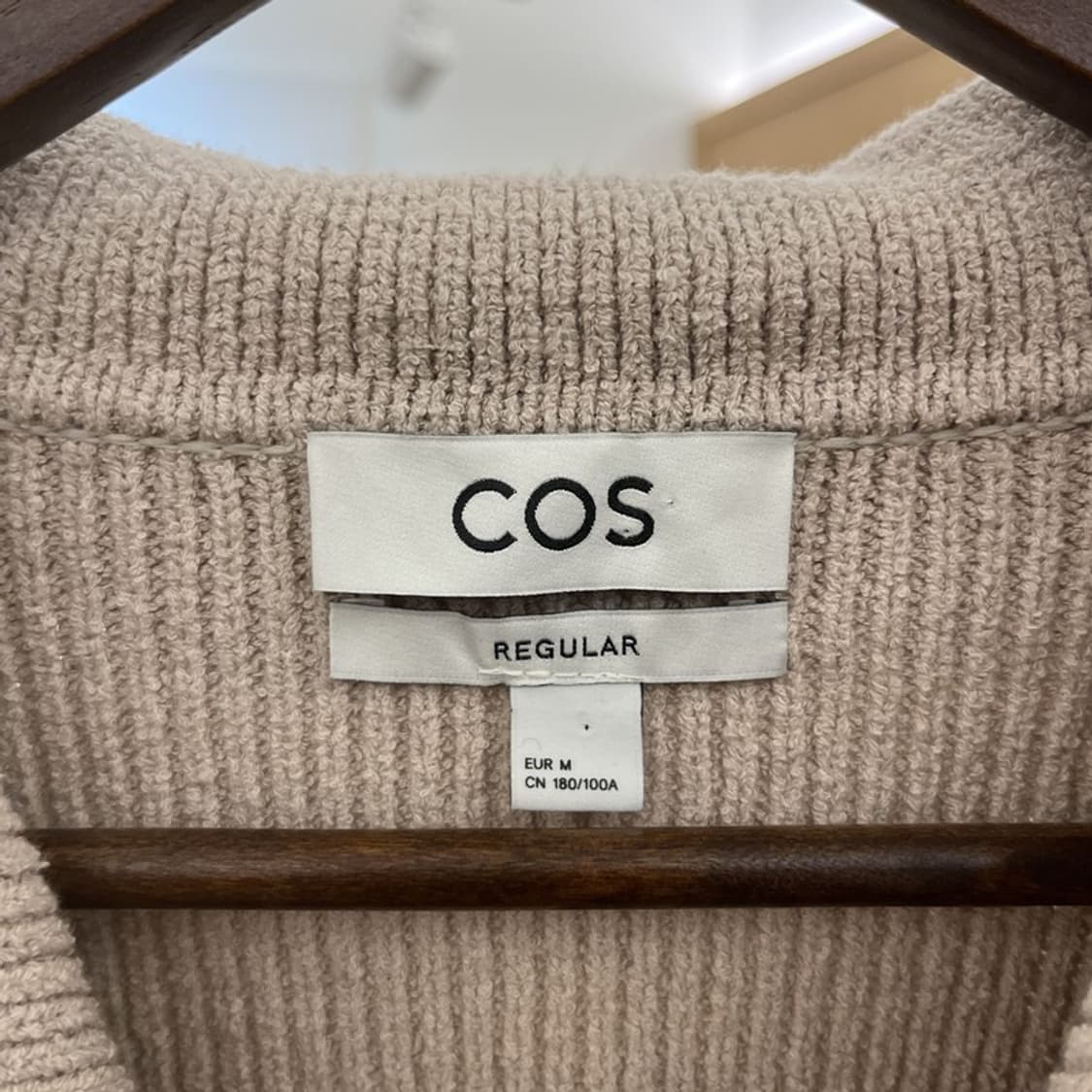 COS 코스 빈티지 여리핏 캐주얼 부클레 니트 가디건 M C11039 상품이미지5