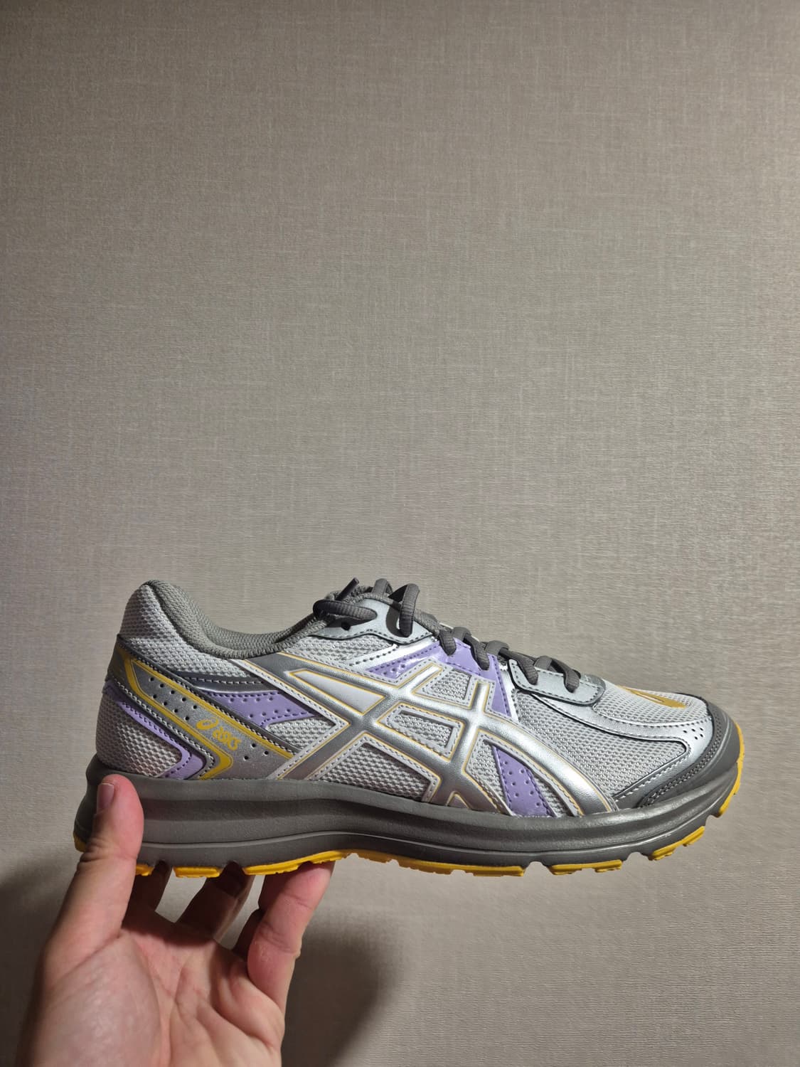 [새상품/270] 아식스 조그100S 화이트/퓨어실버 상품이미지1