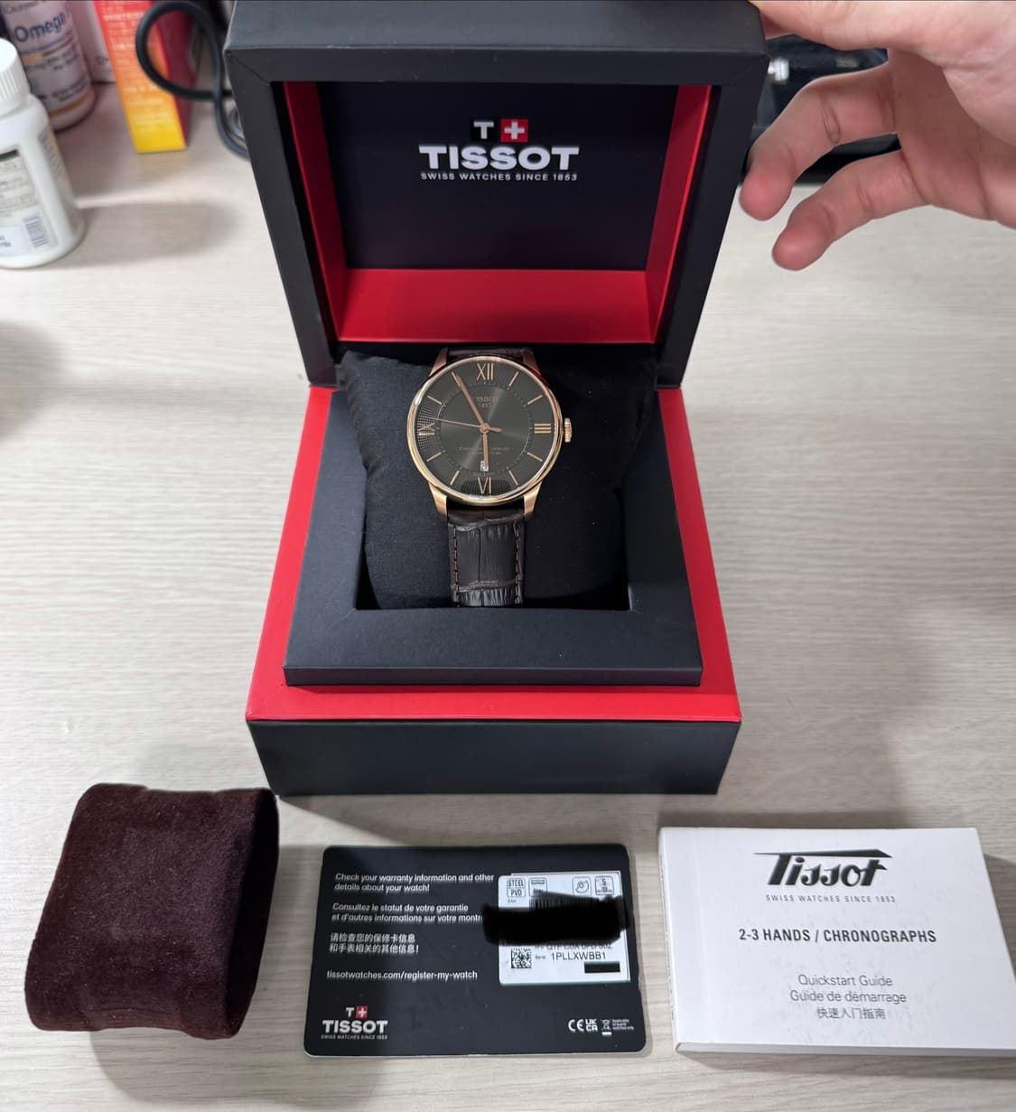 티쏘 슈망데뚜렐 파워매틱80 (상태좋음) 상품이미지1