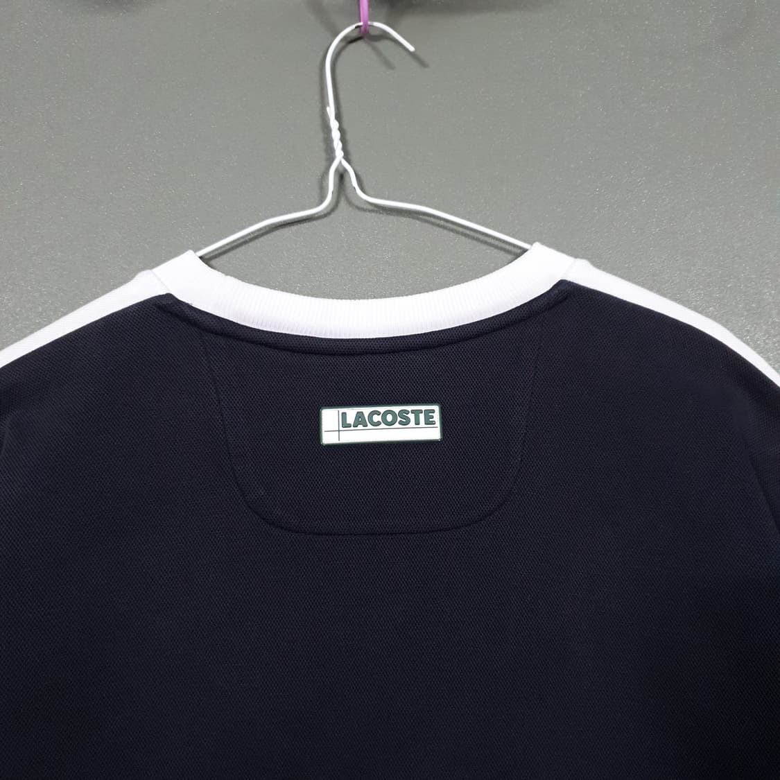 국내 100) 라코스테 신형 20FW 브이 컬러블럭 맨투맨 스웻셔츠 상품이미지8