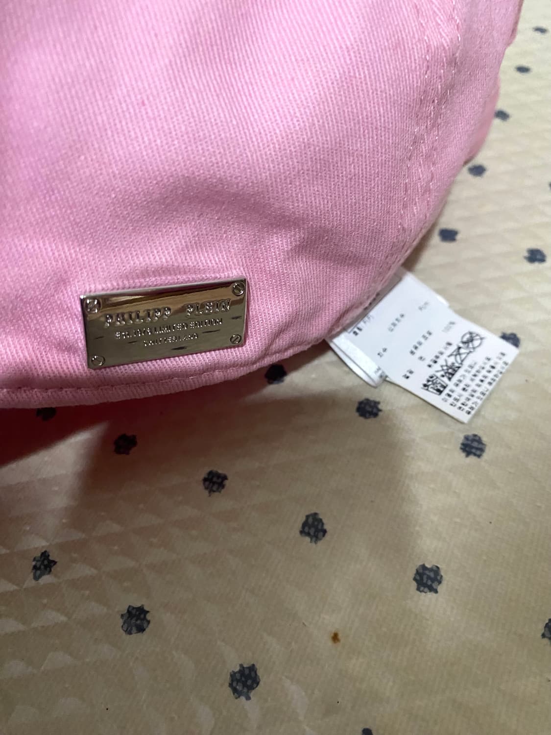 필립플레인 핑크 볼캡 모자 상품이미지4