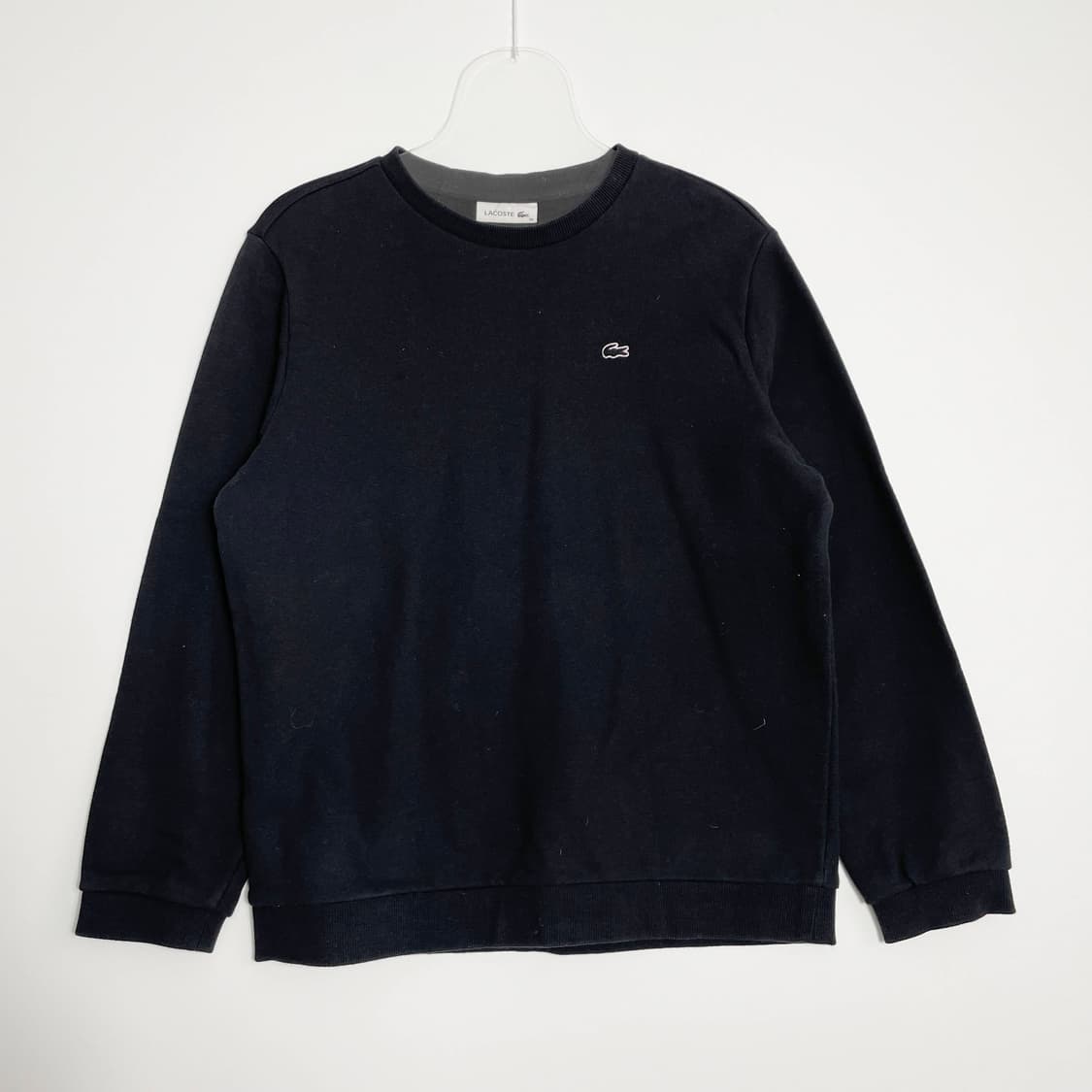 D2 라코스테(Lacoste)의 여성 로고 패치 맨투맨 M사이즈 상품이미지1