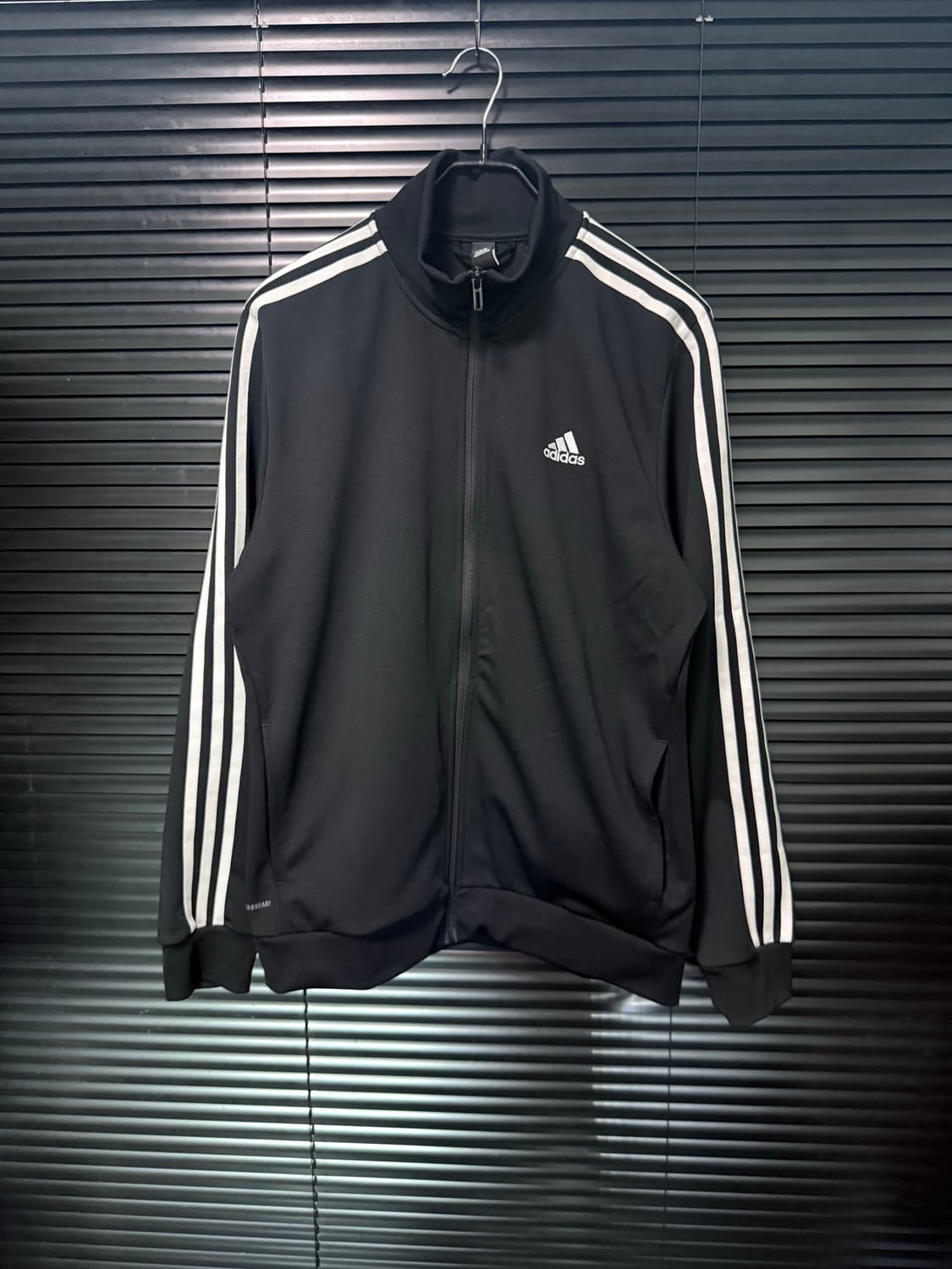 아디다스 져지 저지 트랙탑 집업 검흰 블랙 XL 105 GN0749 정품 상품이미지5