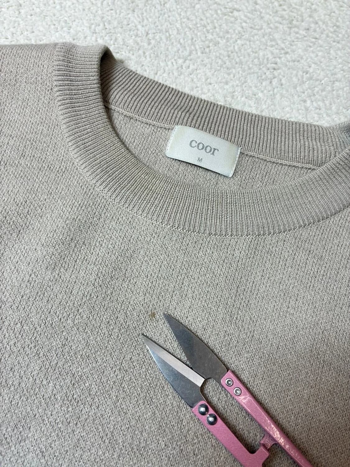 쿠어 Coor 탑필 울 라운드 니트 PN7922 상품이미지3
