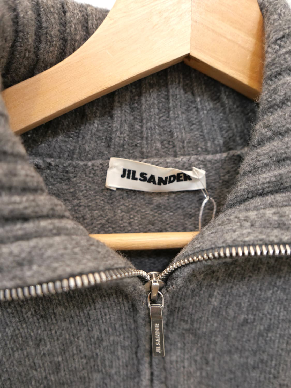  질샌더 캐시미어 블렌드 니트 집업 상품이미지2