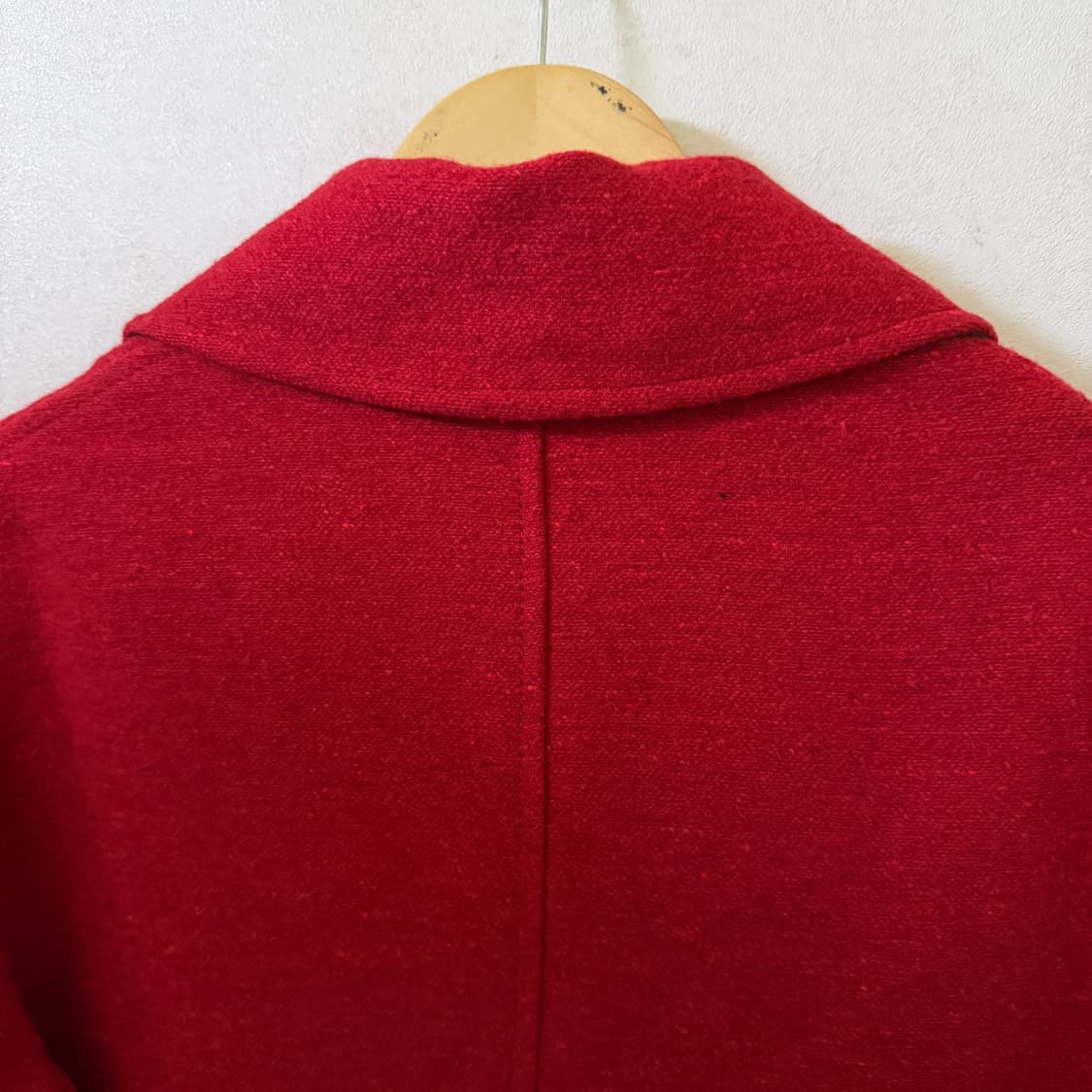 이자벨마랑 여성 레드 투버튼 코트 오버핏 (66-77) 상품이미지7