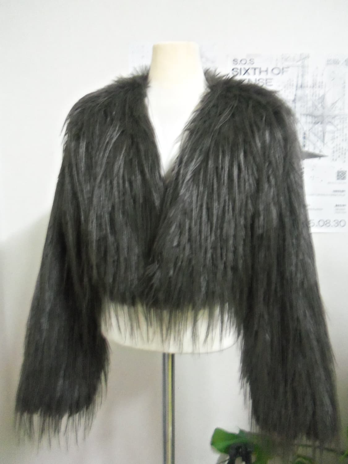 Vintage brown fur jacket 상품이미지3