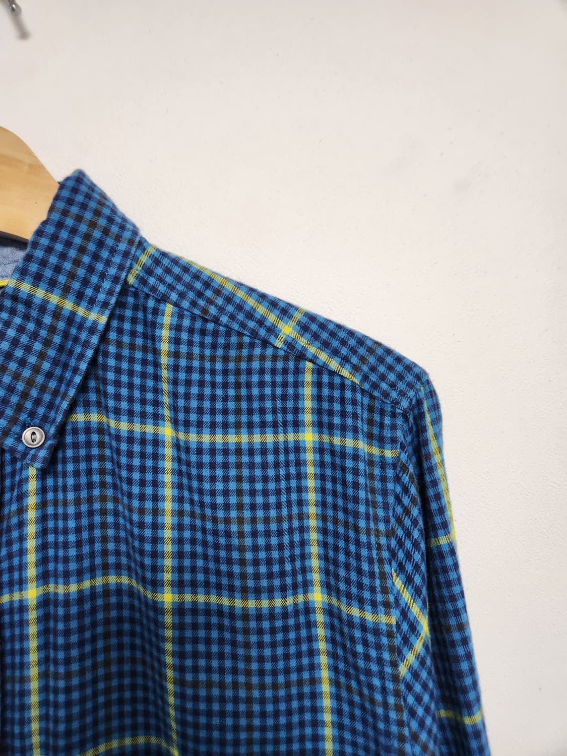 타미힐피거Tommy 체크 코튼 셔츠 M - S172 상품이미지3