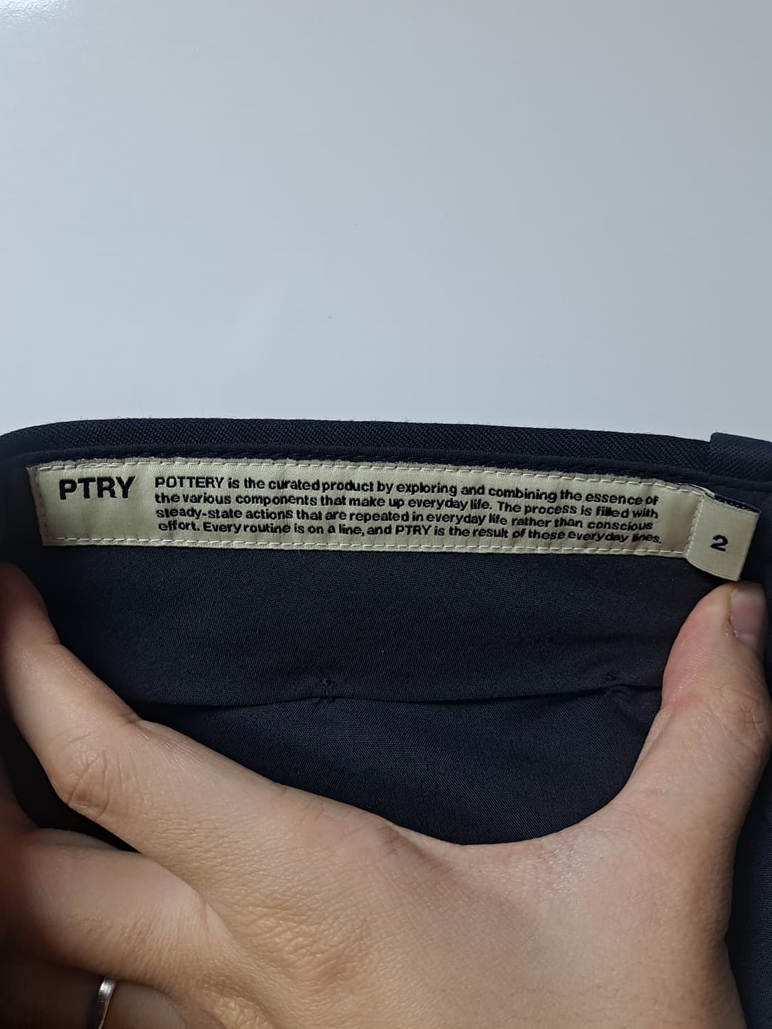 포터리 울 스포츠 셋업 다크네이비 2사이즈 상품이미지10