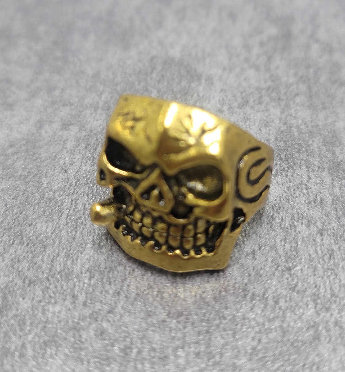 빈티지 스컬 해골반지 상품이미지1