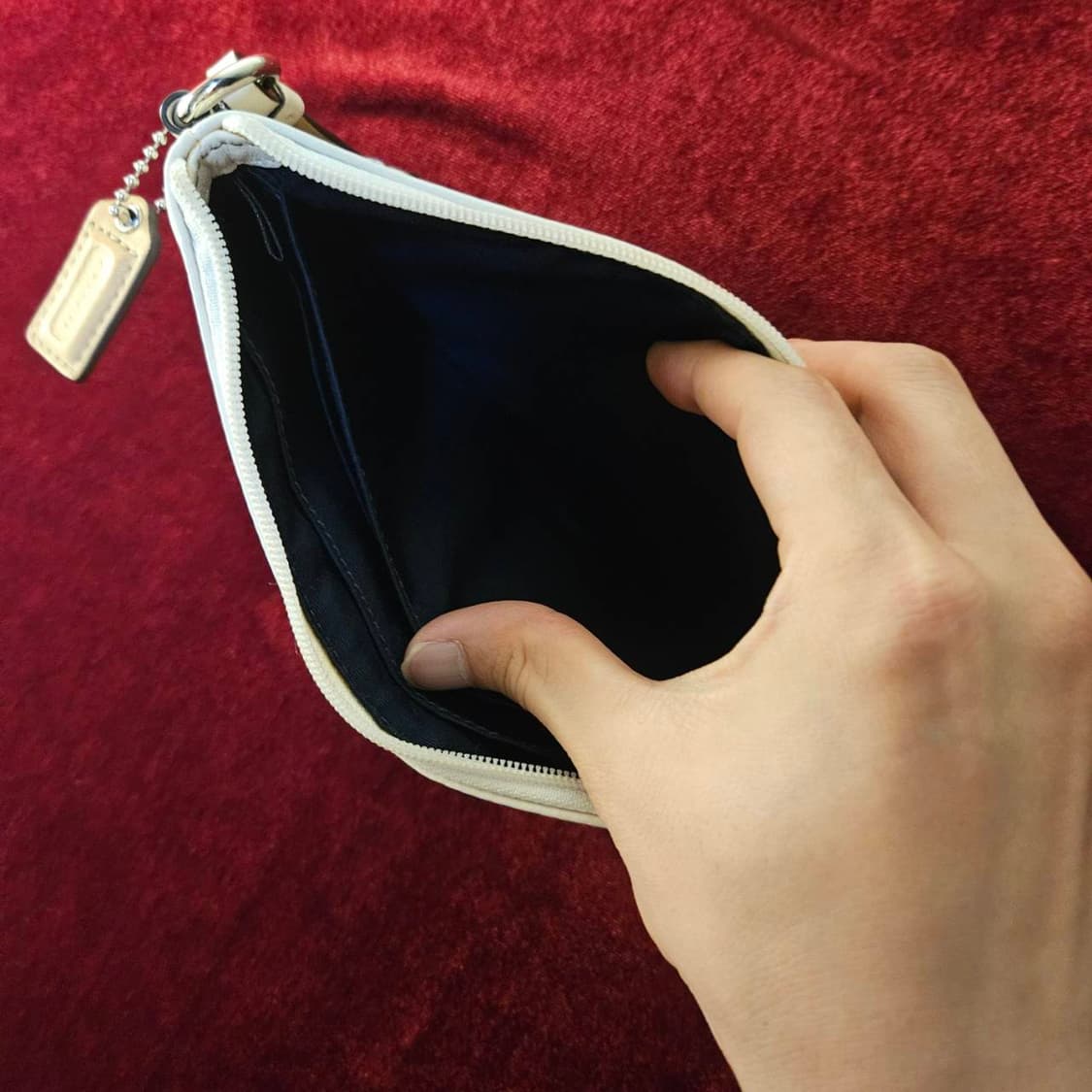 코치(COACH) 투톤 블럭 미니백 22 x 12 size 상품이미지7
