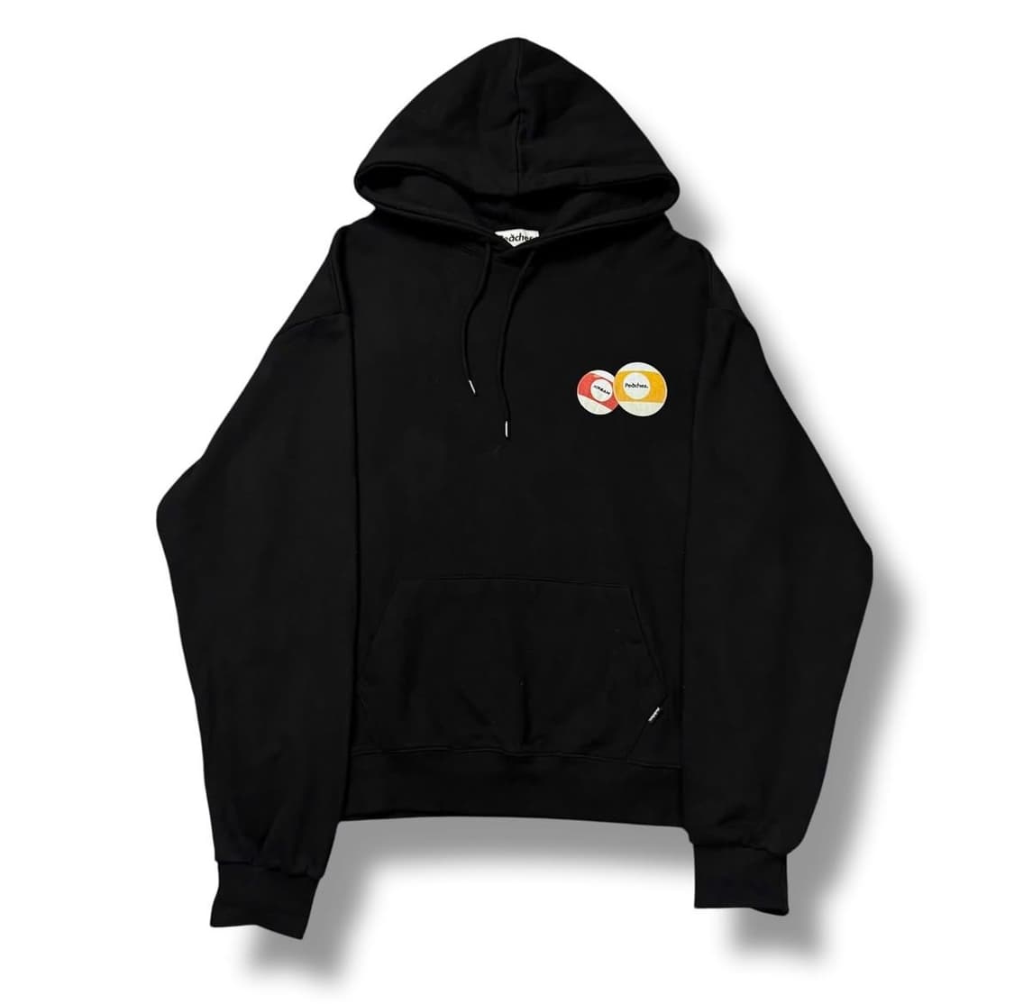 피치스 크림 로또 후디 블랙 에잇볼 상품이미지3