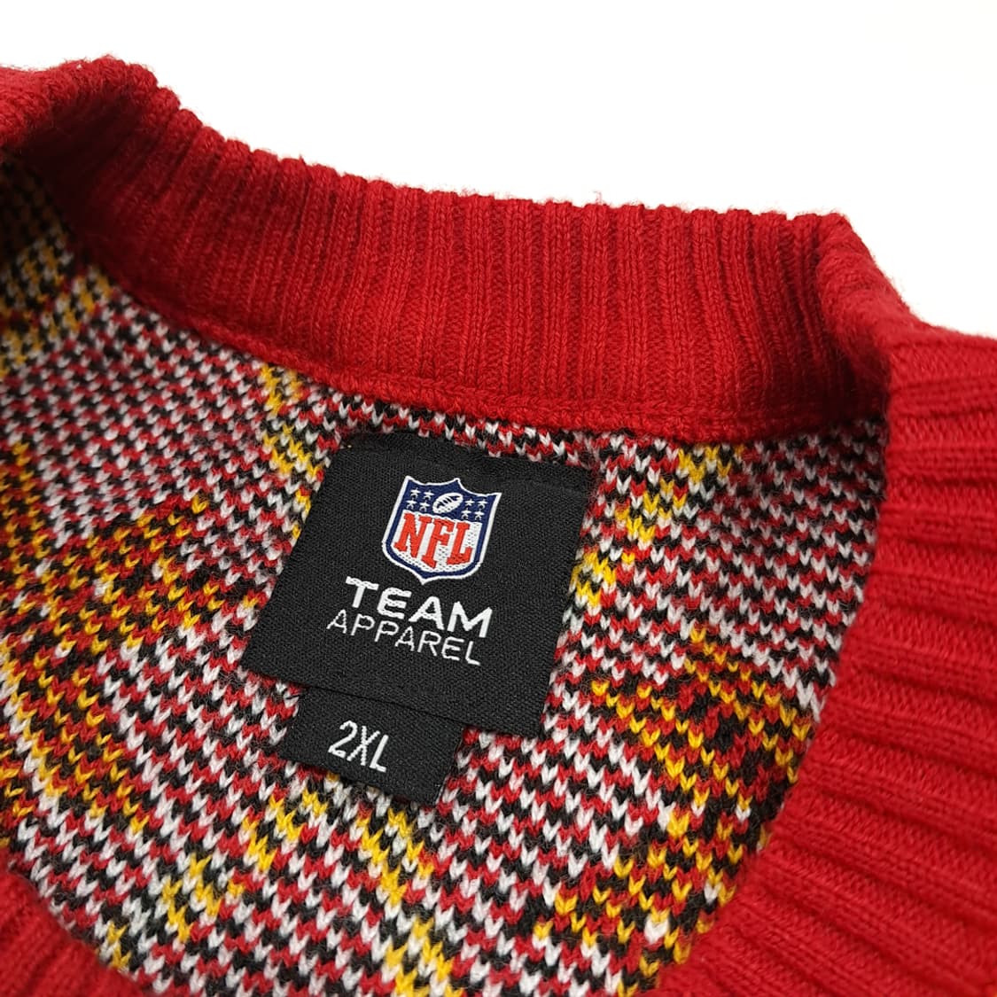 CL316 2XL NFL 아크릴 캔자스시티치프스 아가일 니트 스웨터 상품이미지3