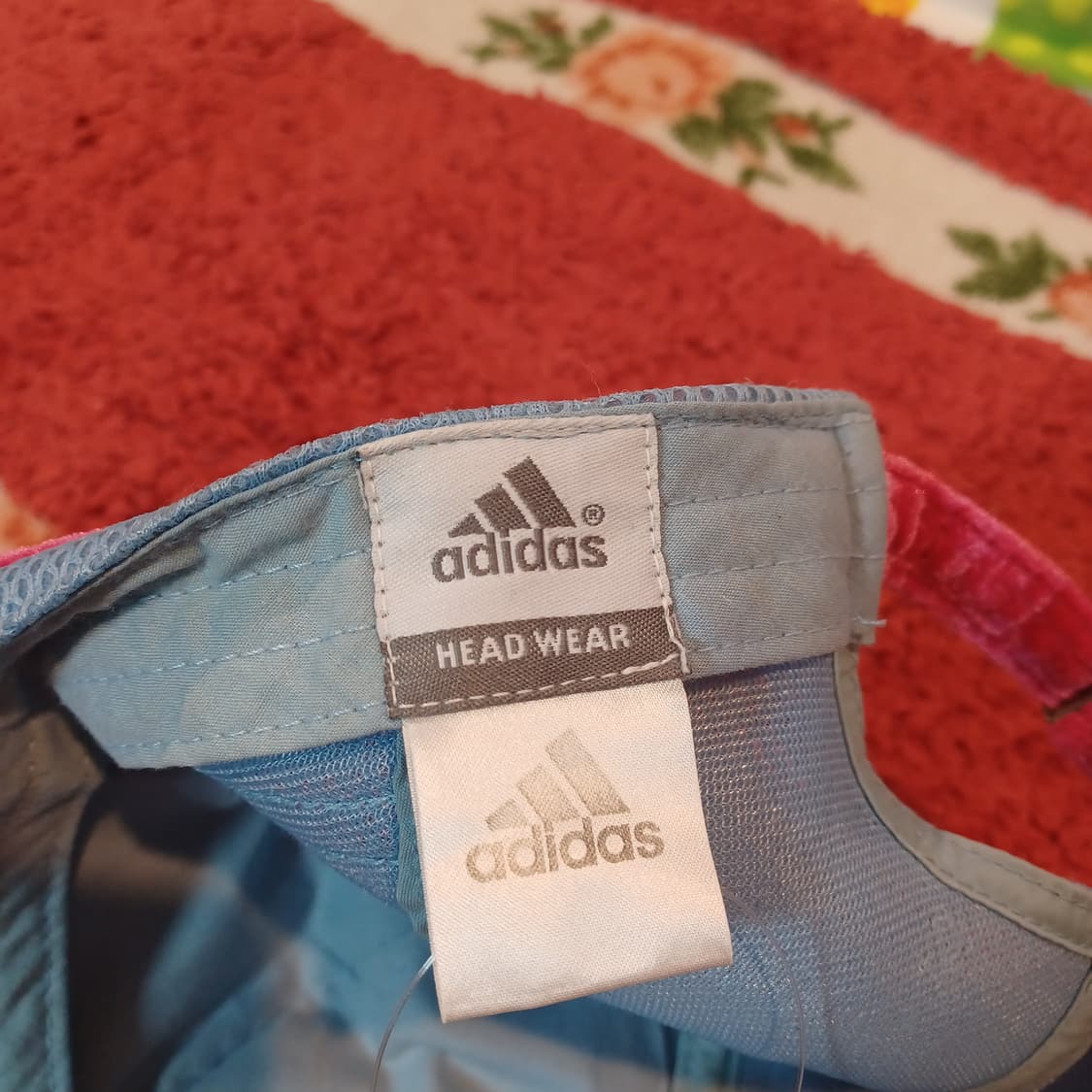 00s y2k 아카이브 아디다스 벨루아 매쉬 볼캡 찐핑 상품이미지4