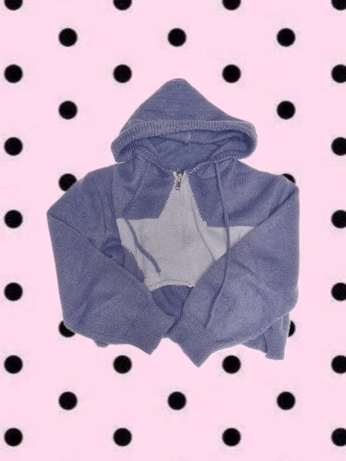 빅 별 크롭 후디 💭🌟 상품이미지1