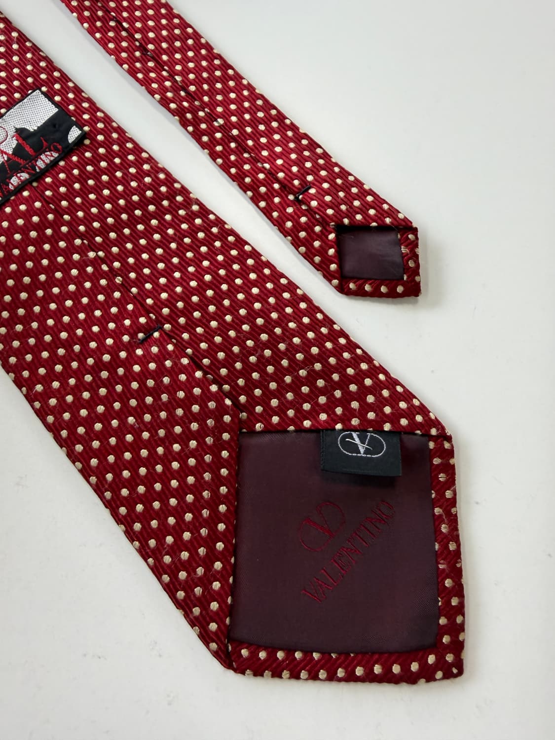 발렌티노 (Valentino) 명품 실크 넥타이 9.7cm 상품이미지5