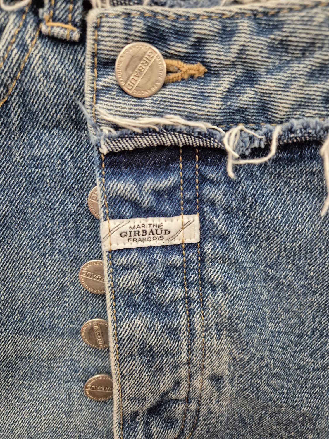 마리떼 프랑소와 저버드 데님 언발 스커트 M 상품이미지5