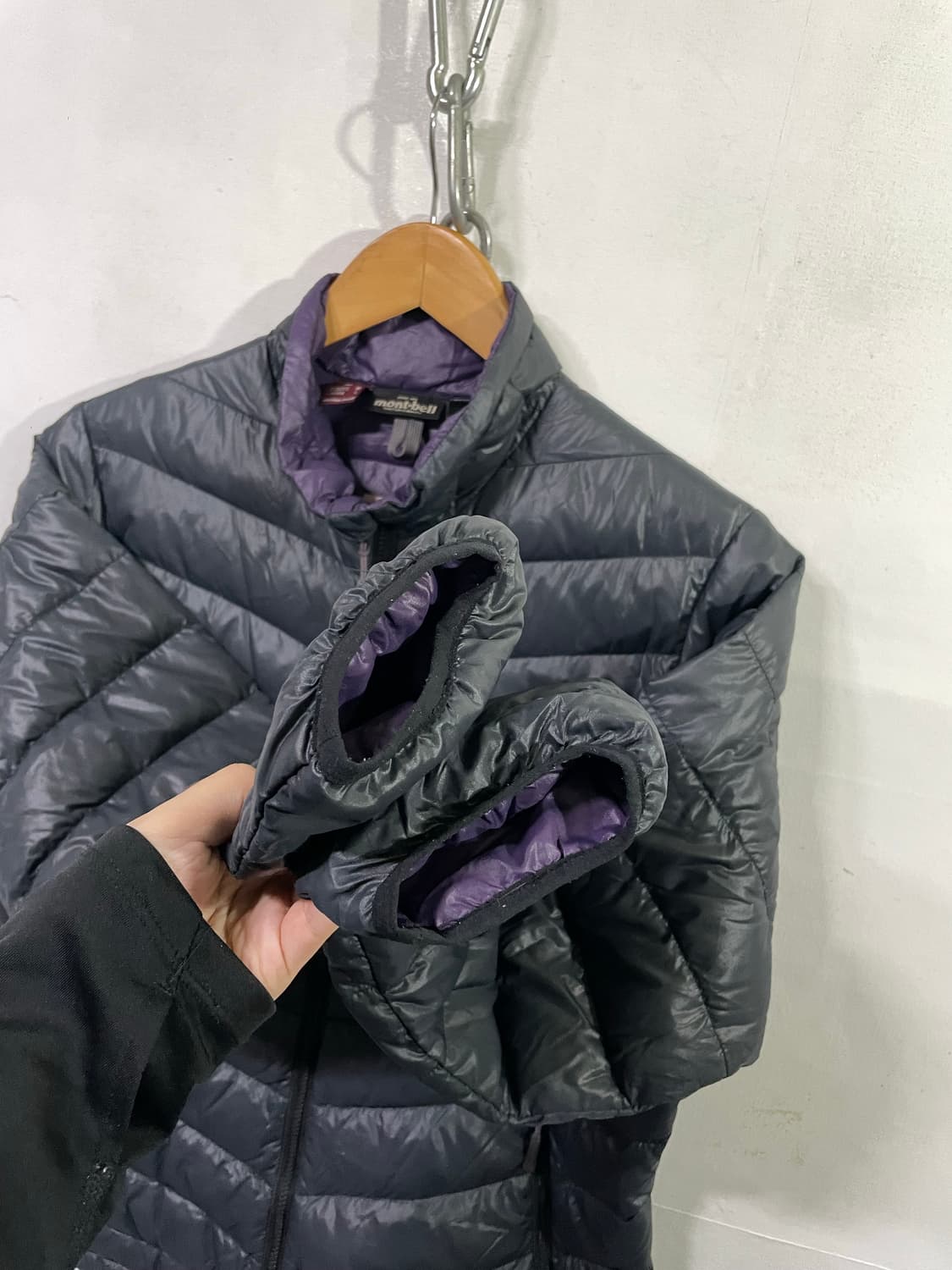 몽벨 구스 다운자켓 경량패딩 슈페리어 스타일 L 사이즈 상품이미지5