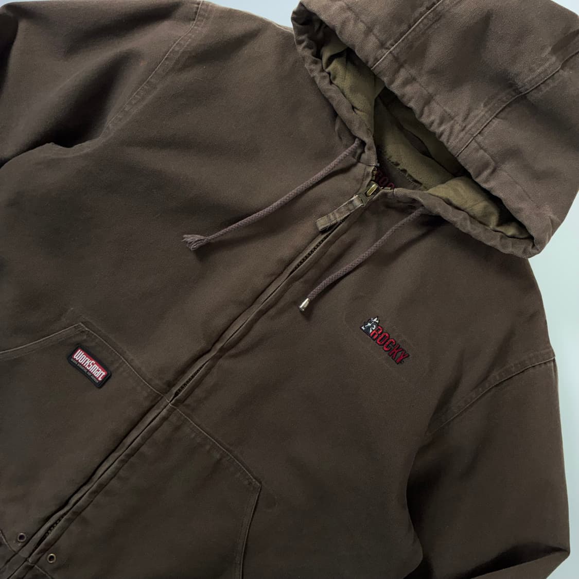Rocky  로키 코튼 덕캔버스 브라운 워크 자켓  상품이미지4