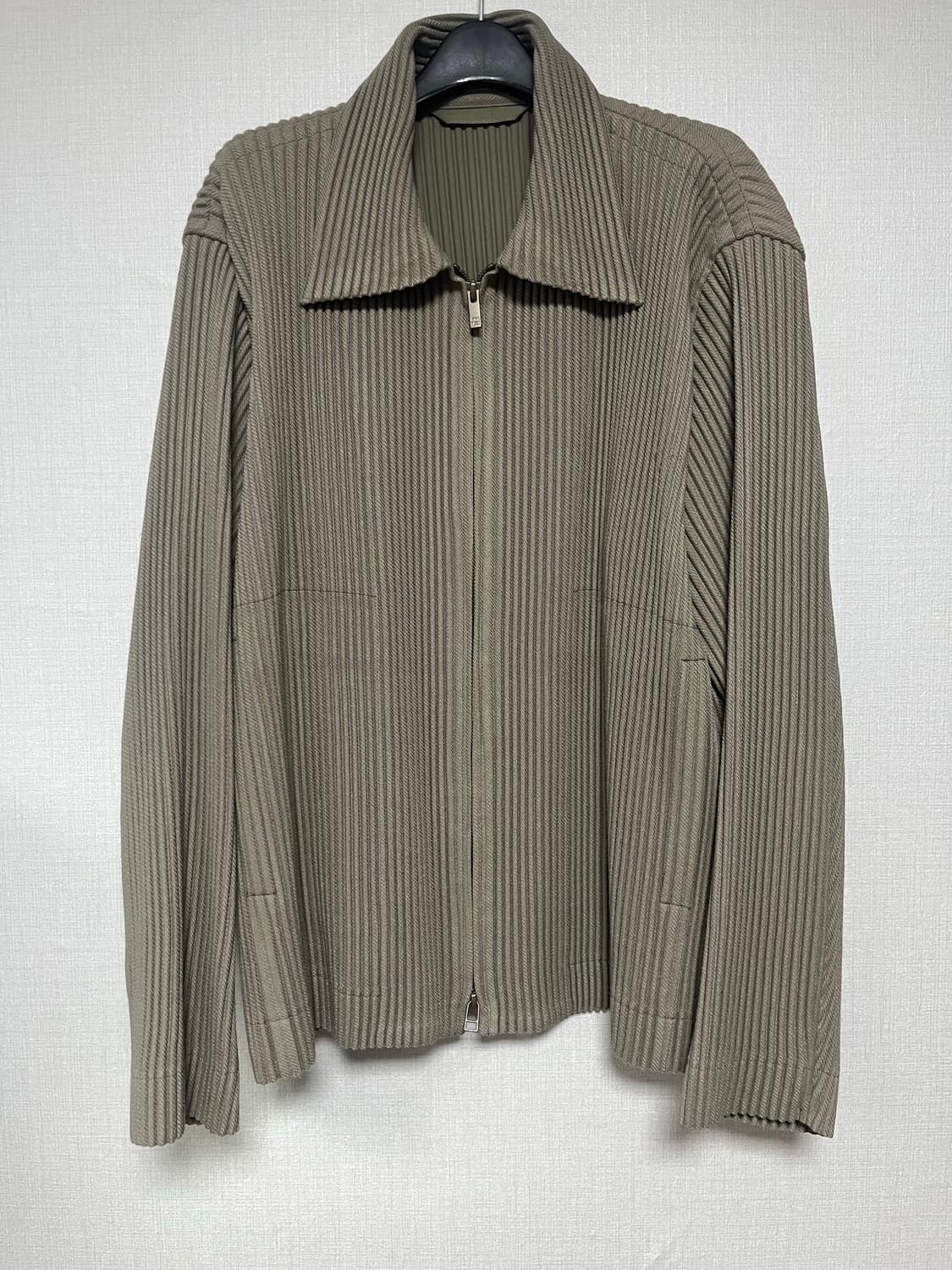 이세이미야케 옴므플리세 울라이크 투웨이 카라 집업 자켓 상품이미지1