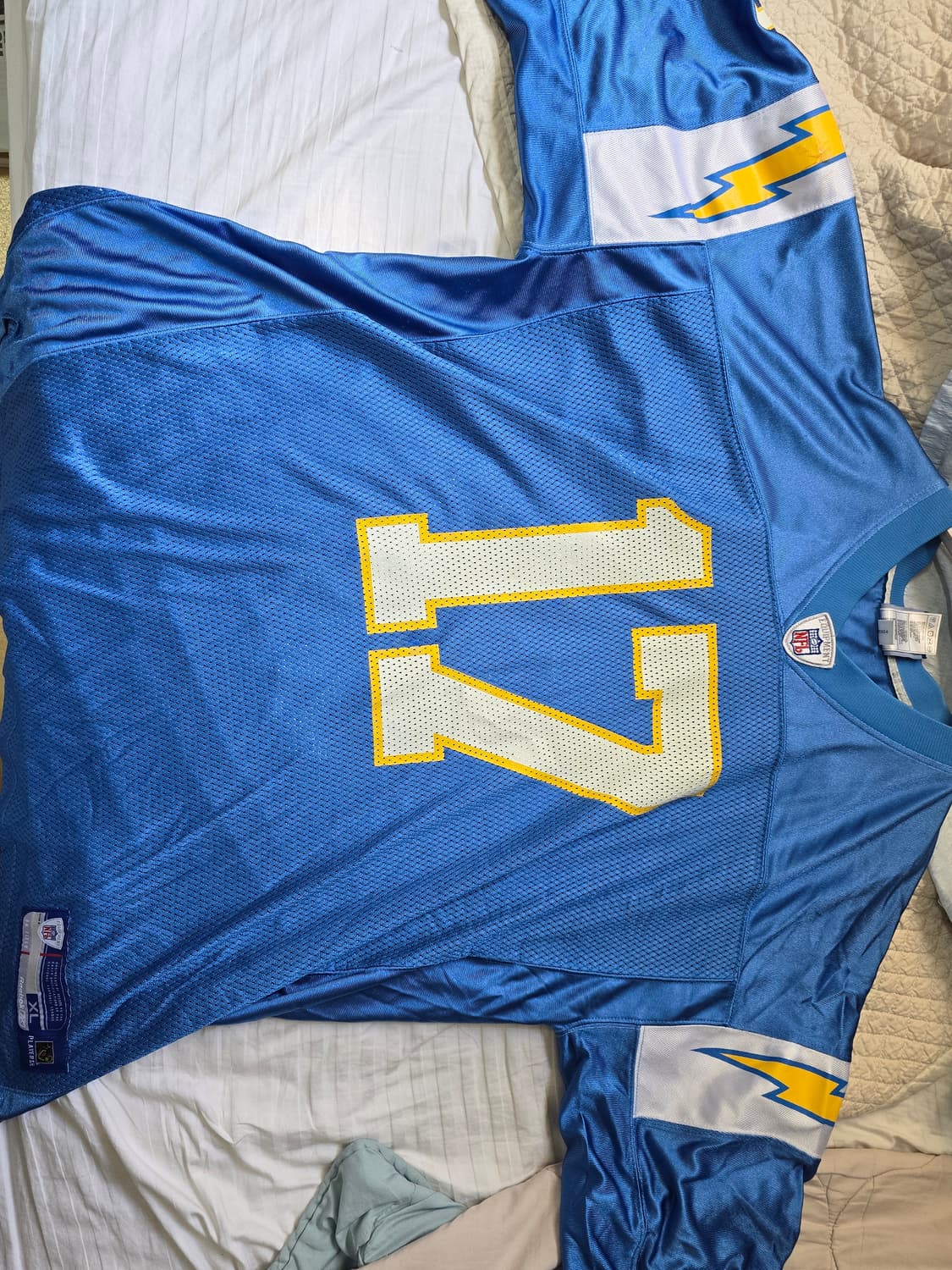 리복 메쉬 풋볼 져지 la chargers football jersey 상품이미지1