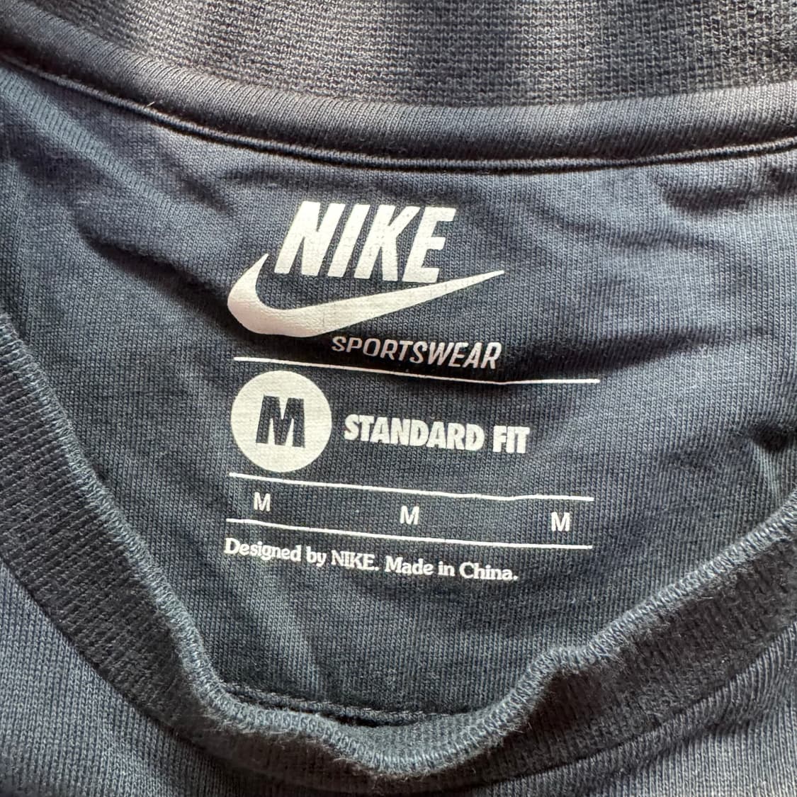 NSW 덩크&레터링 프린트 맨투맨 티셔츠 M 상품이미지3