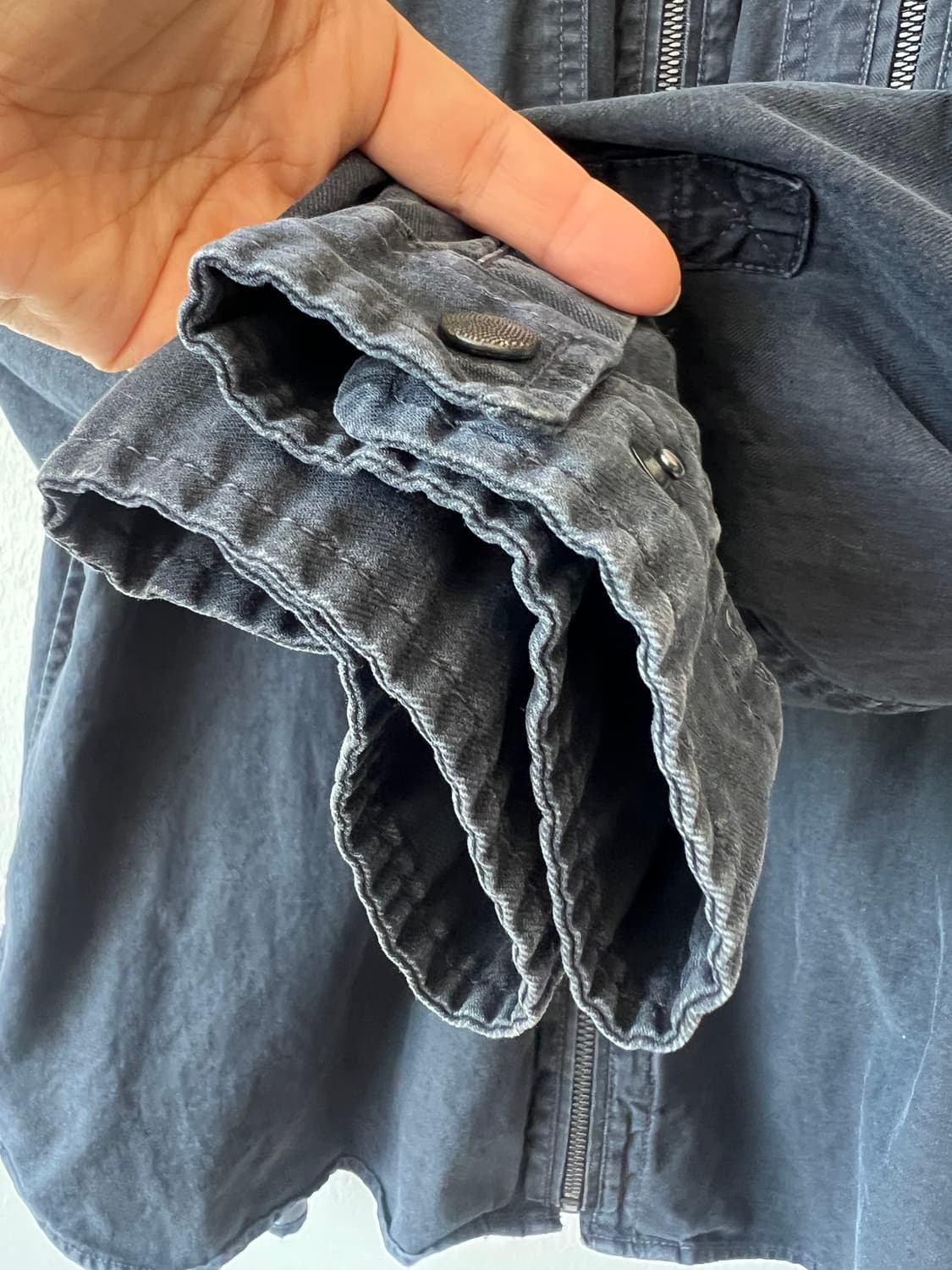 시리즈 남성 워싱블랙 셔츠자켓 워크자켓 상품이미지4