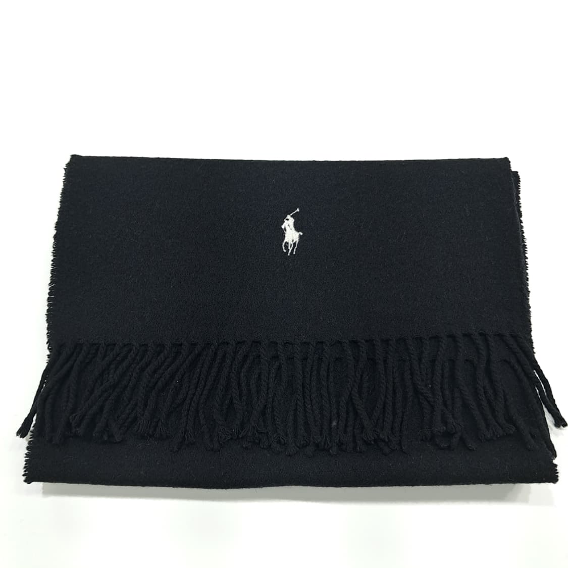 MX210 폴로 랄프로렌 블랙 램스울 목도리 머플러 상품이미지7