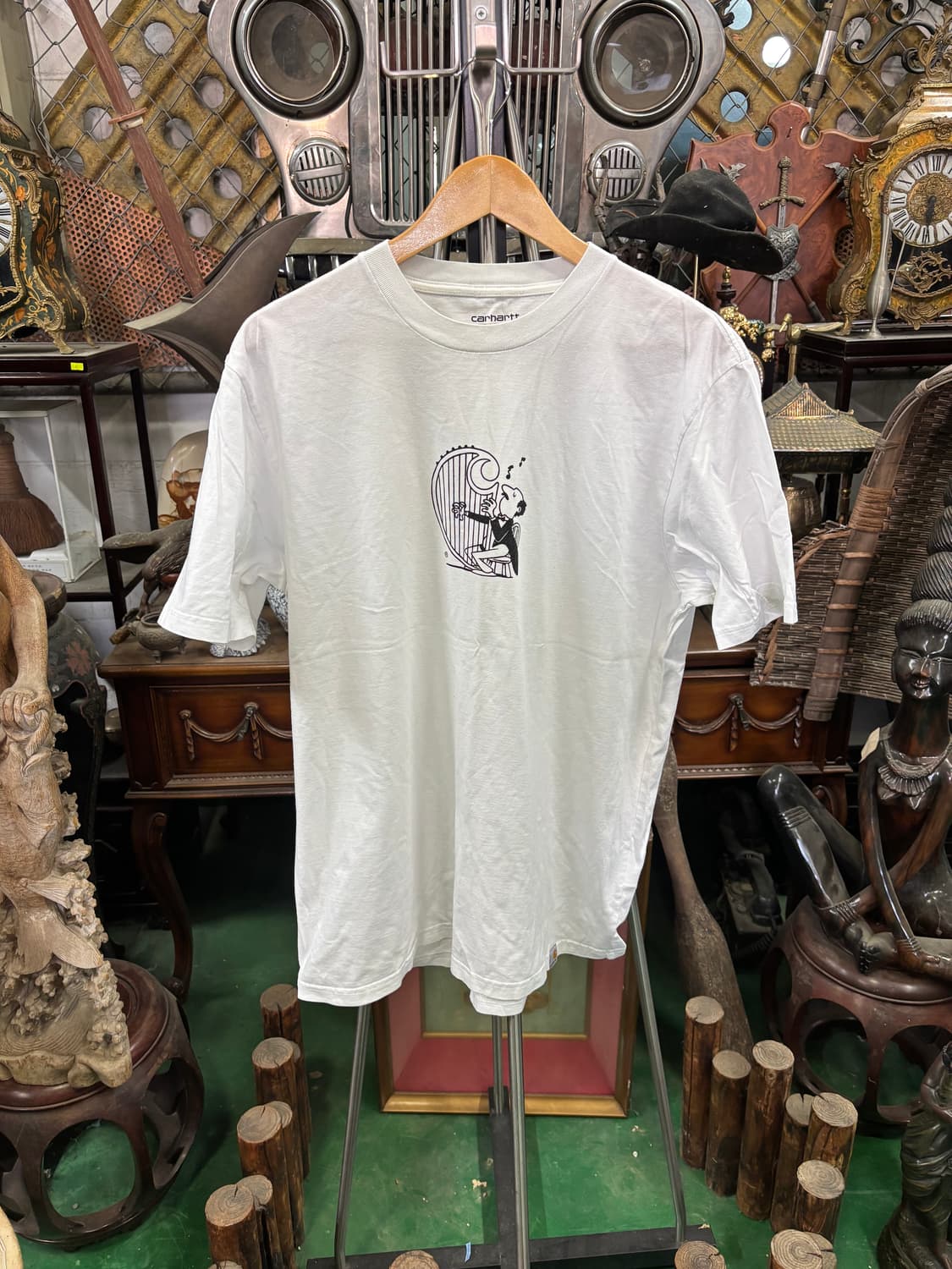 칼하트 WIP(Carhartt WIP)하프 그래픽 반팔 티셔츠 상품이미지1