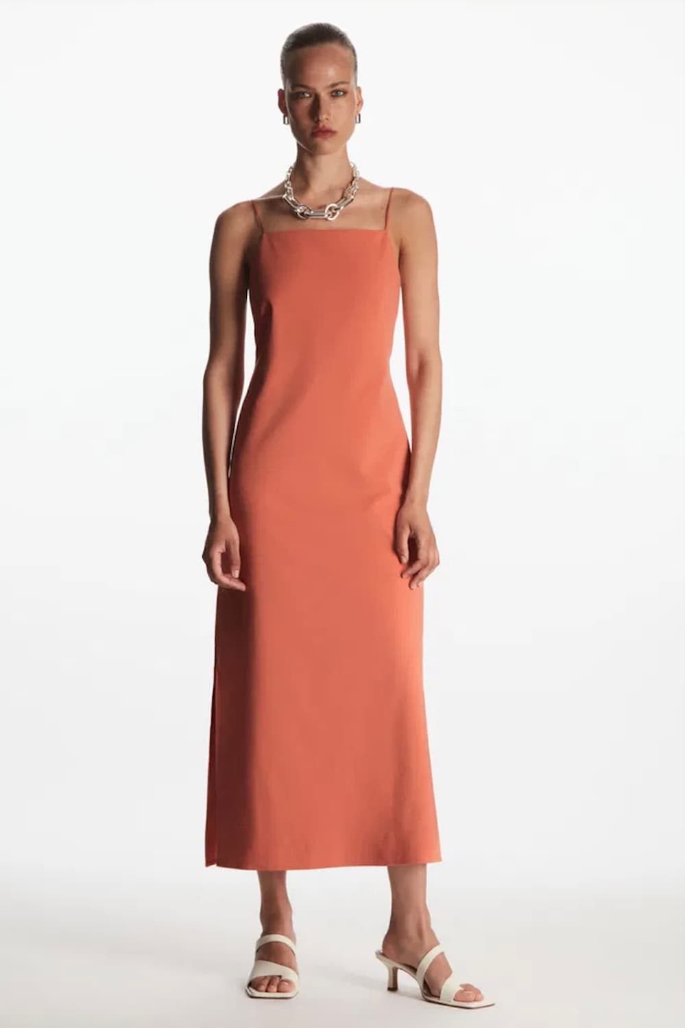 코스 코튼 슬리브리스 원피스 상품이미지1