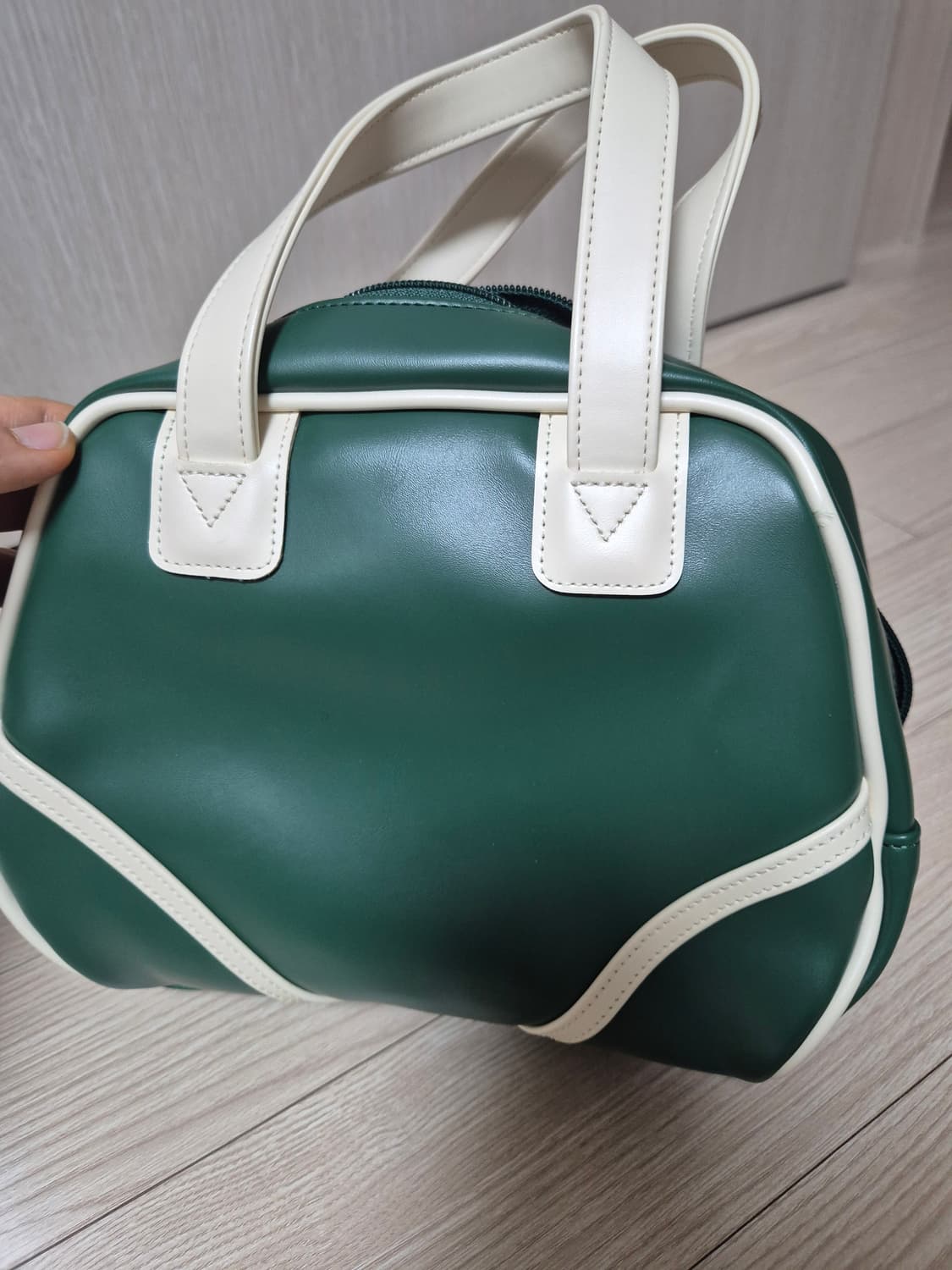 이미스 빈티지 토트백 딥그린 가방 보스턴백 상품이미지4