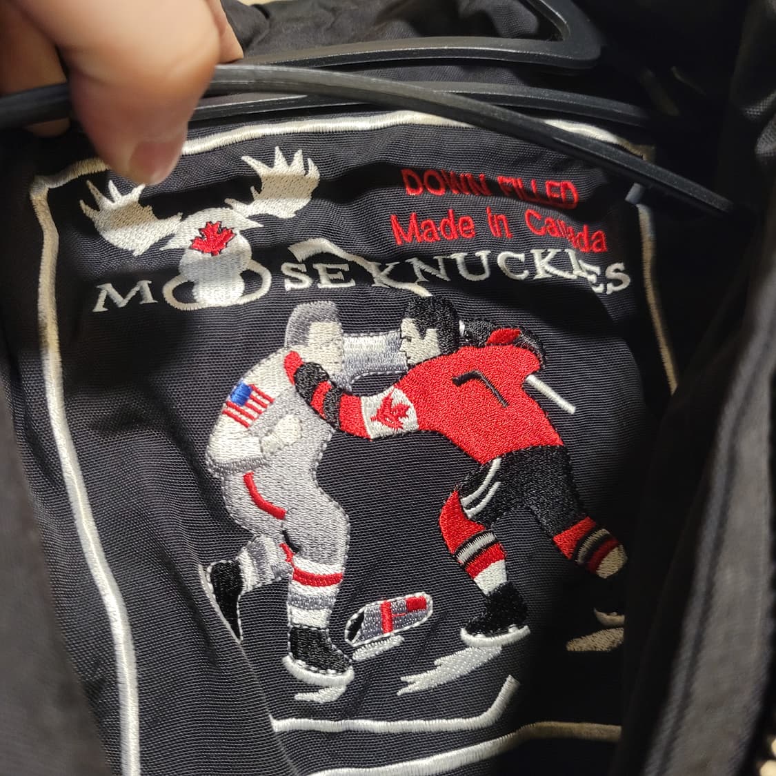 무스너클 쓰리쿼터 패딩 L 상품이미지6