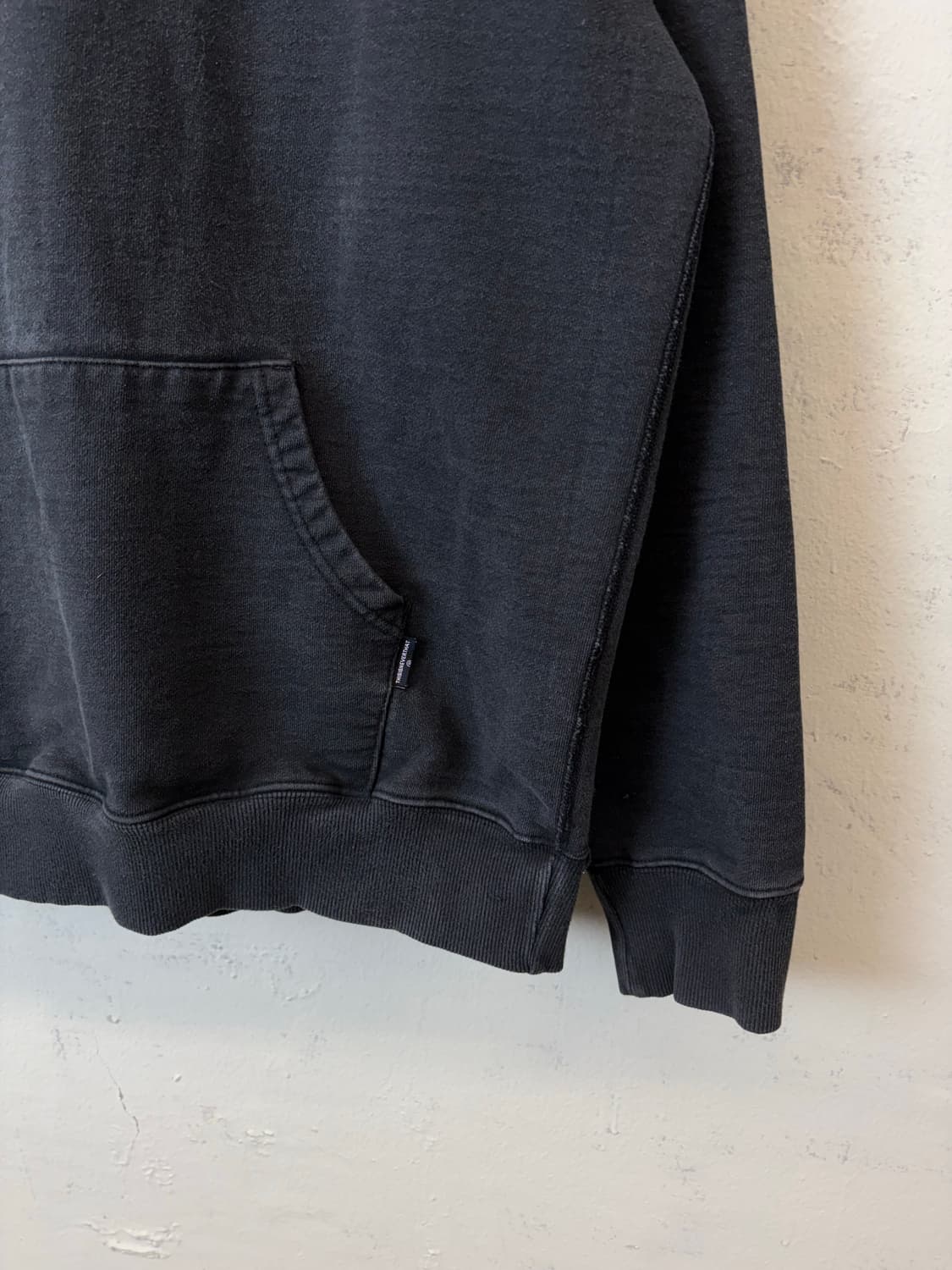 디스이즈네버댓 빈티지 헤비코튼 후드티 블랙 상품이미지4