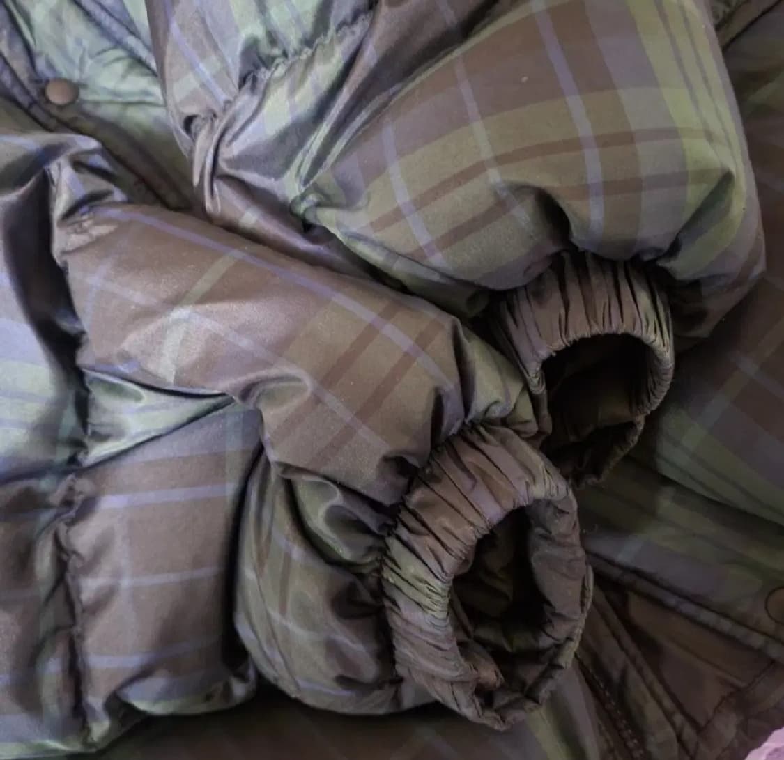 토마스모어 미쉐린 패딩 체크패턴 S 상품이미지6