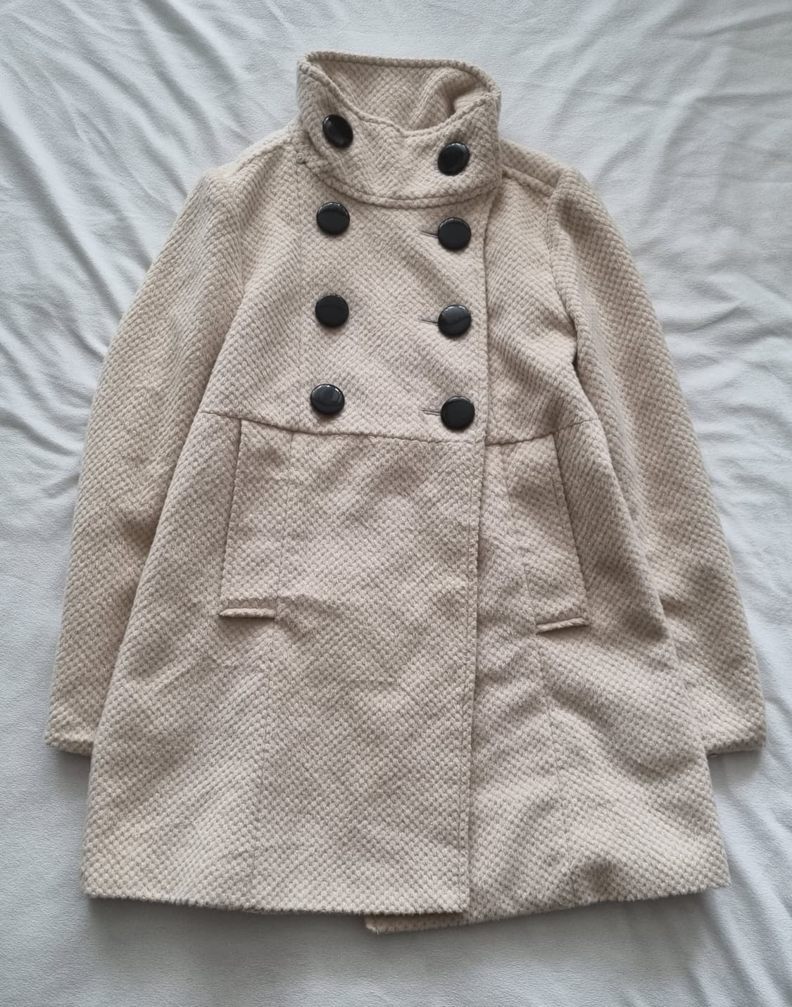 빈티지 모리걸 하구미 갸루 단추 코트 상품이미지1